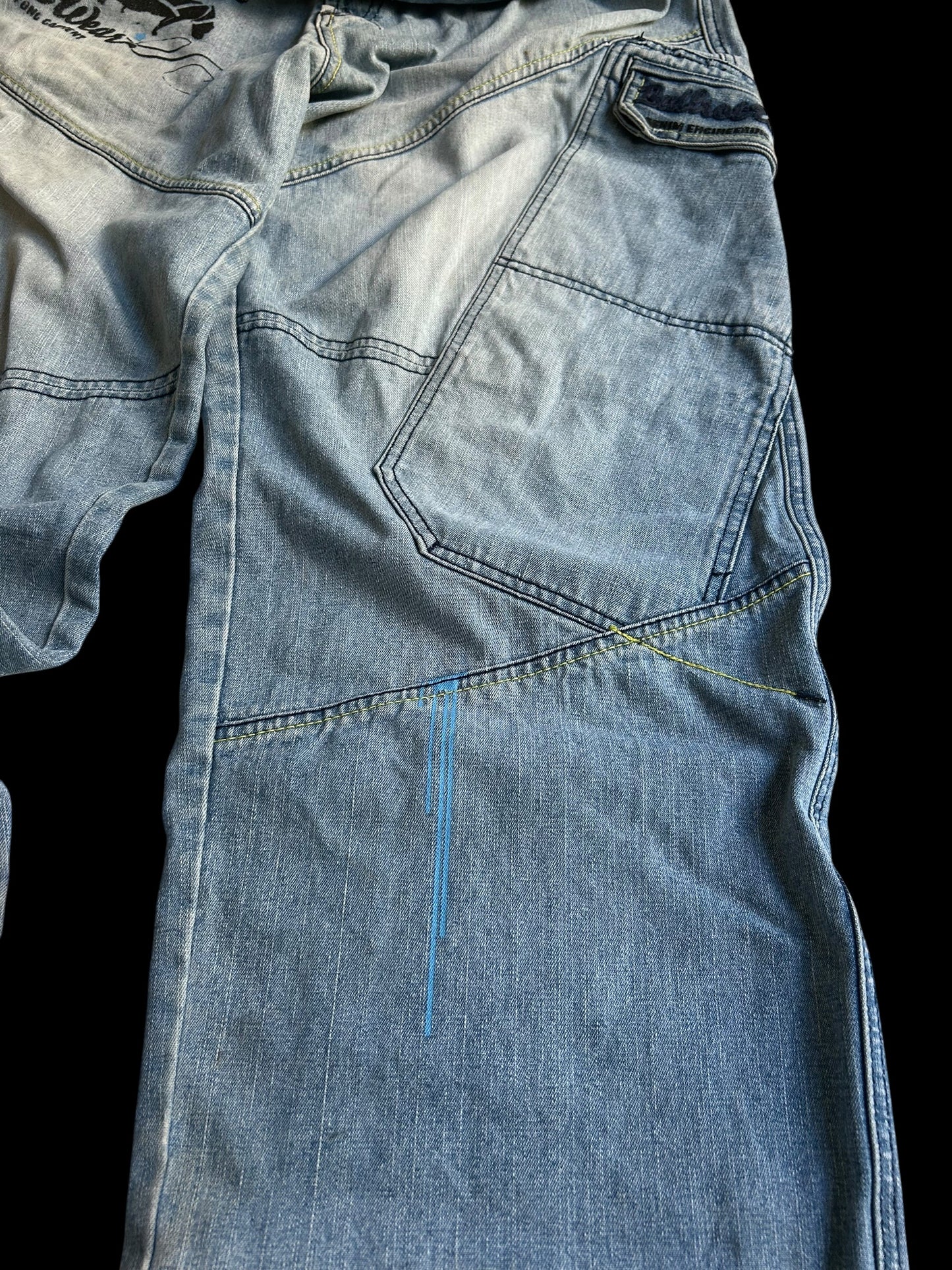 Bullrot Baggyjeans L Y2K