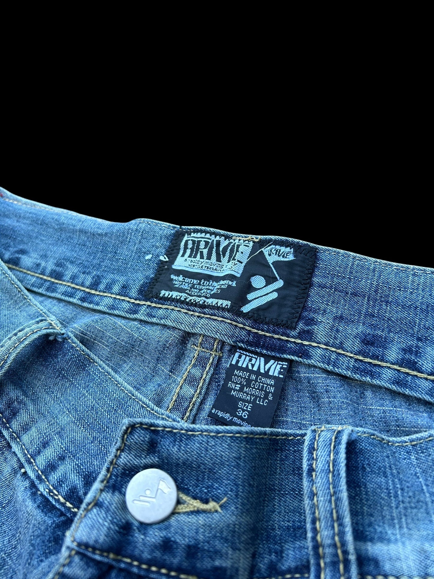 Arme Welcome to the Hood Baggyjeans W36 Y2K