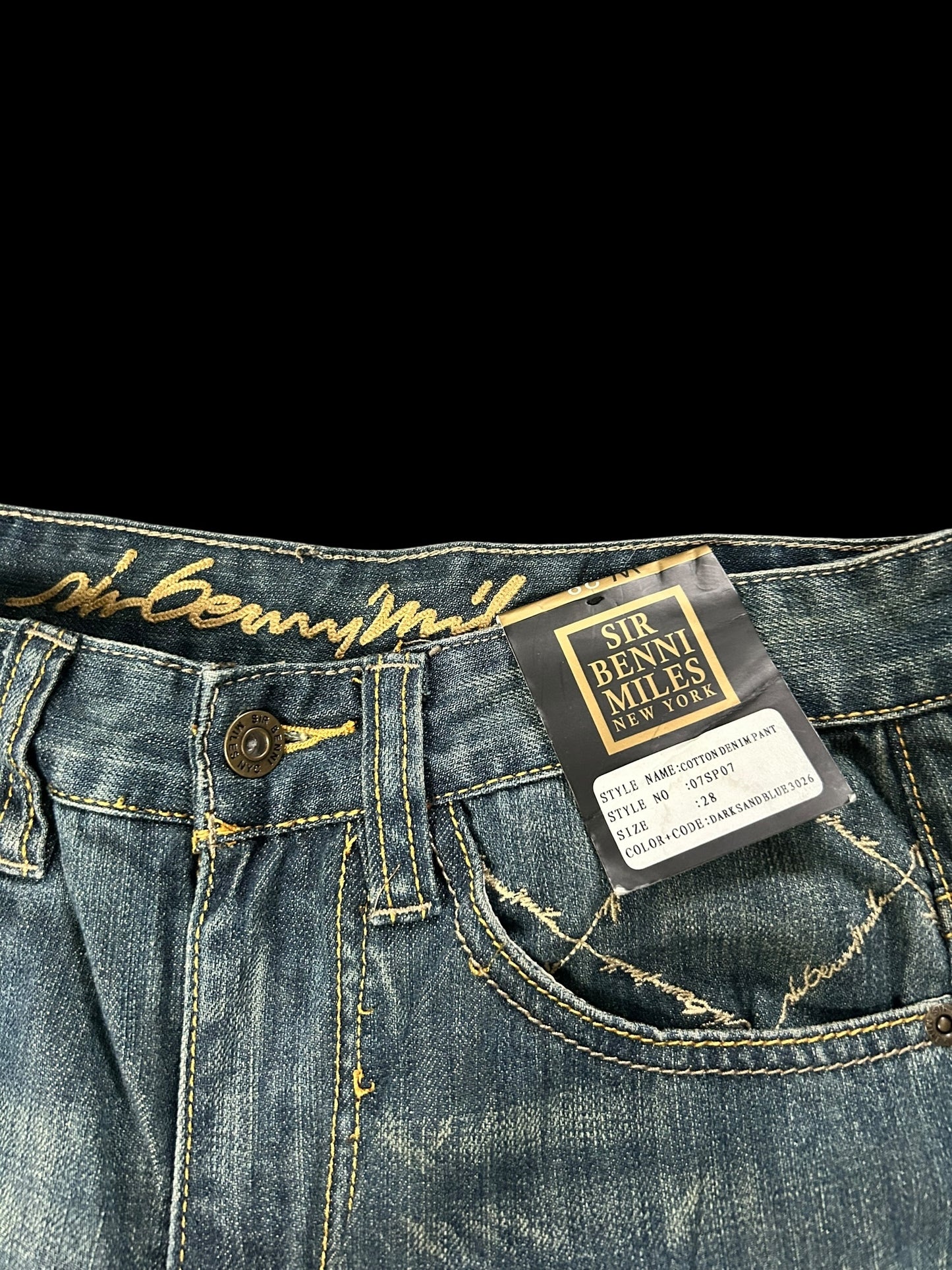 Sir Benni Miles Baggy Y2K W28