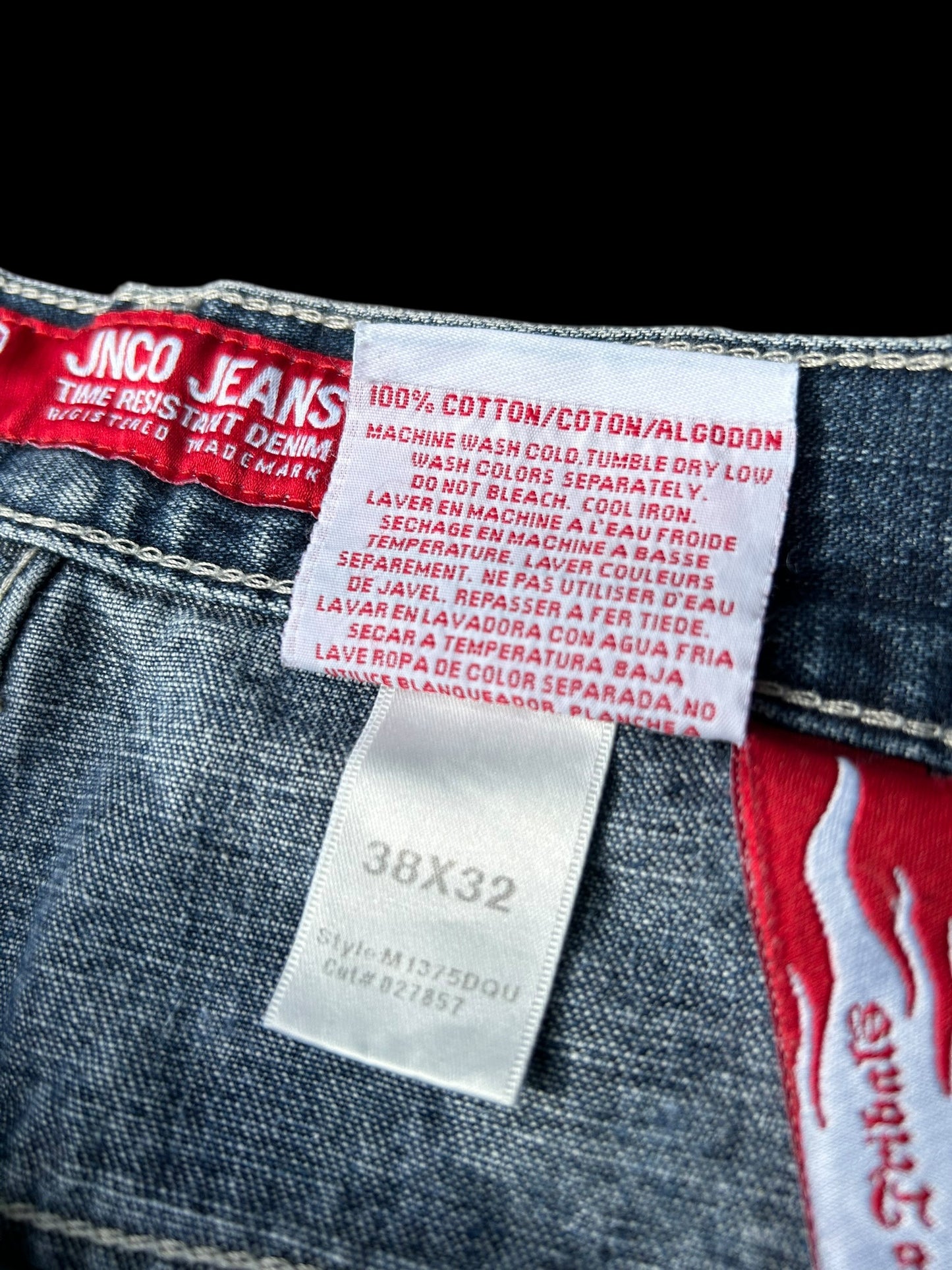 JNCO Jorts W38 Y2K