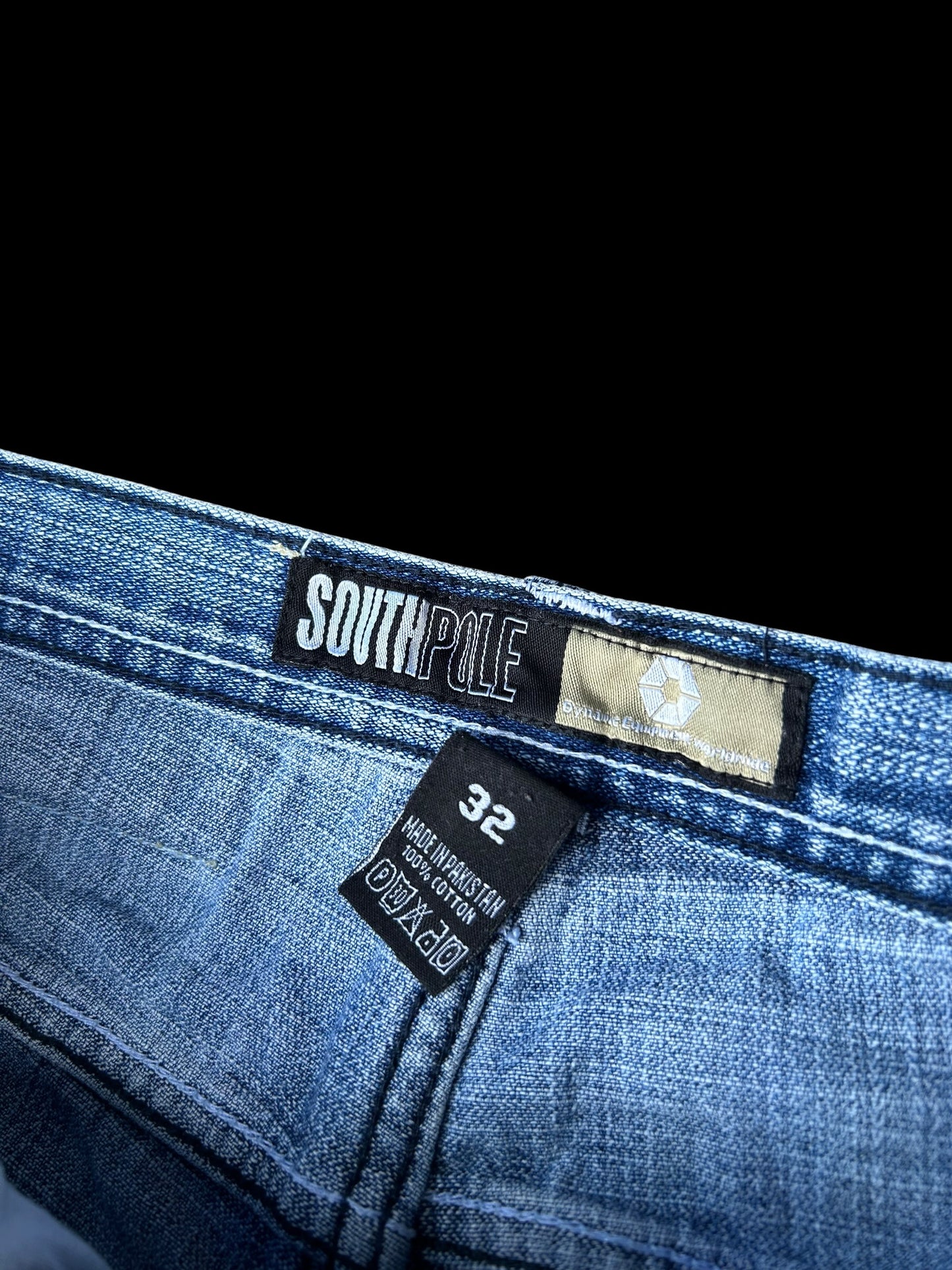 Southpole Chains Jorts W32 Y2K