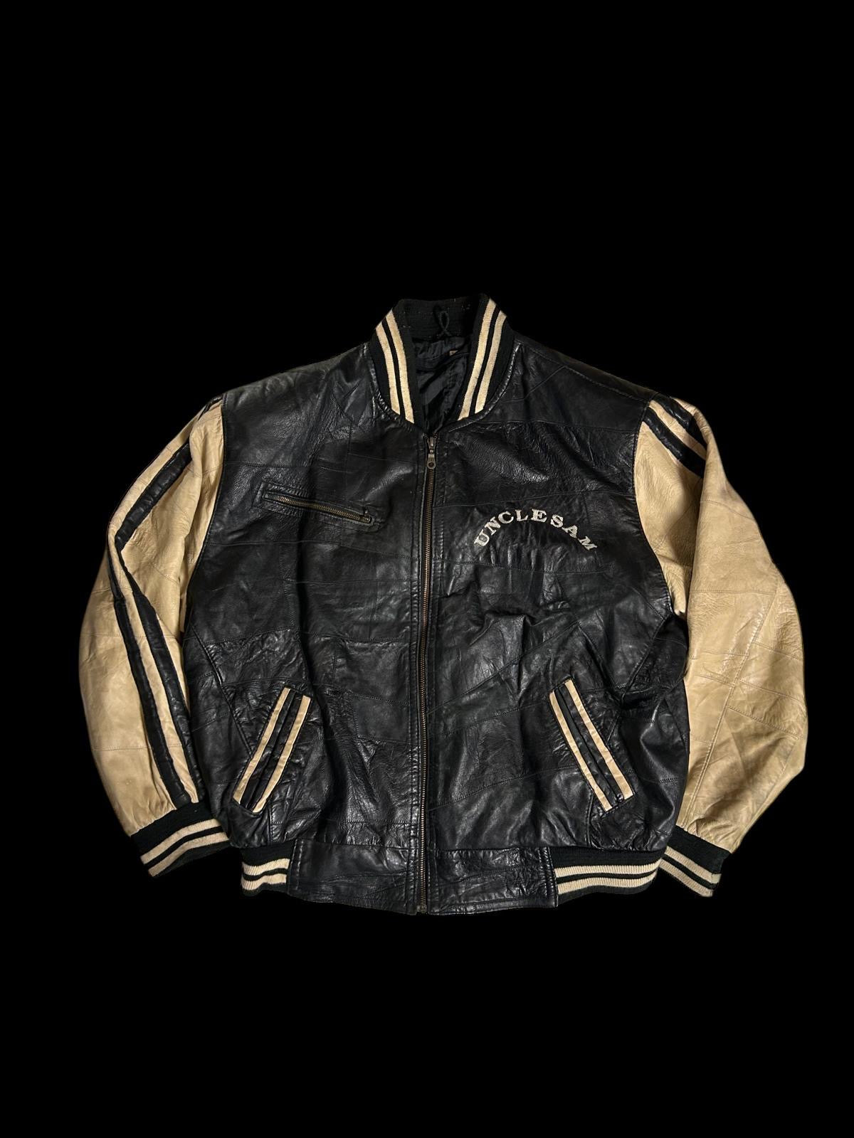 Uncle Sam Lederjacke Vintage