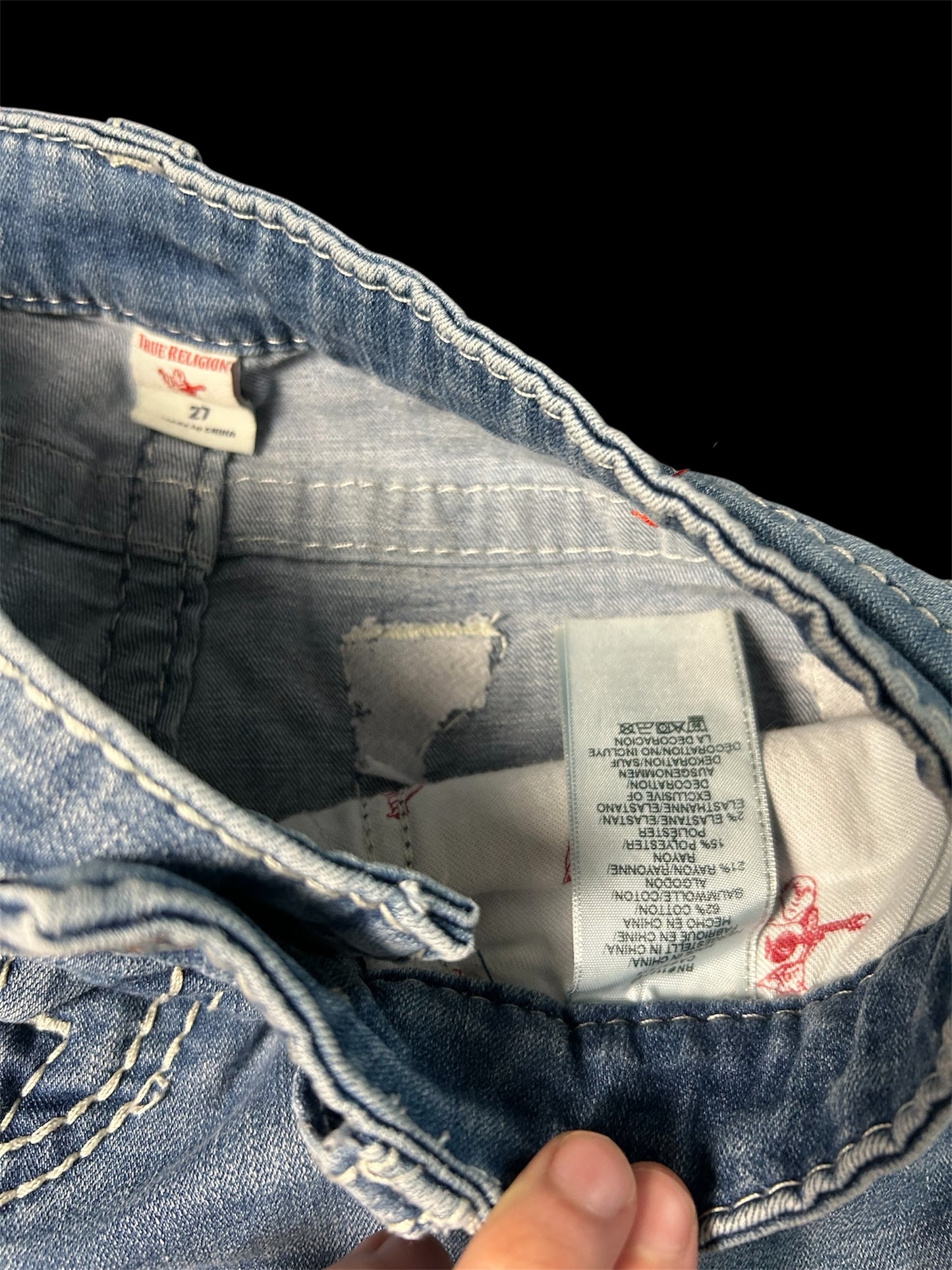 True Religion Cutted Shorts Y2K