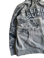Ecko Unltd Graffiti Zipper Y2K