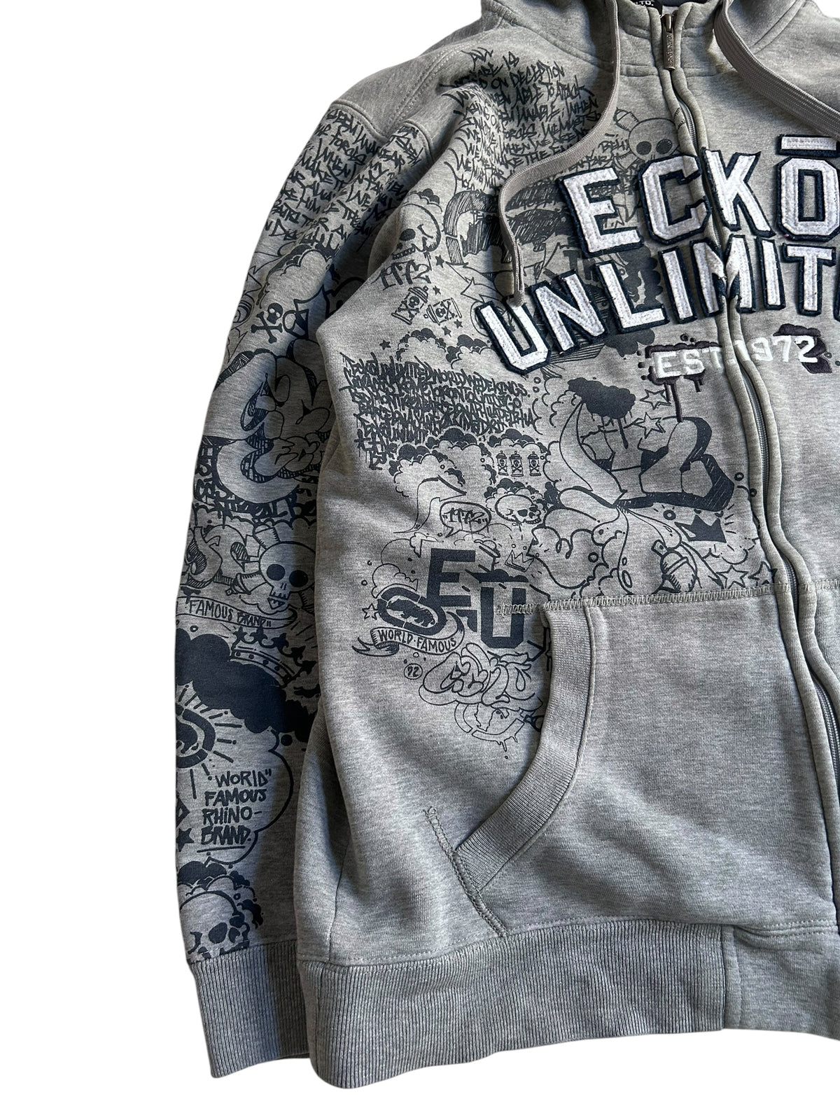 Ecko Unltd Graffiti Zipper Y2K