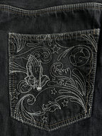 G-Unit studded Cross Baggy Jeans W34 Y2K