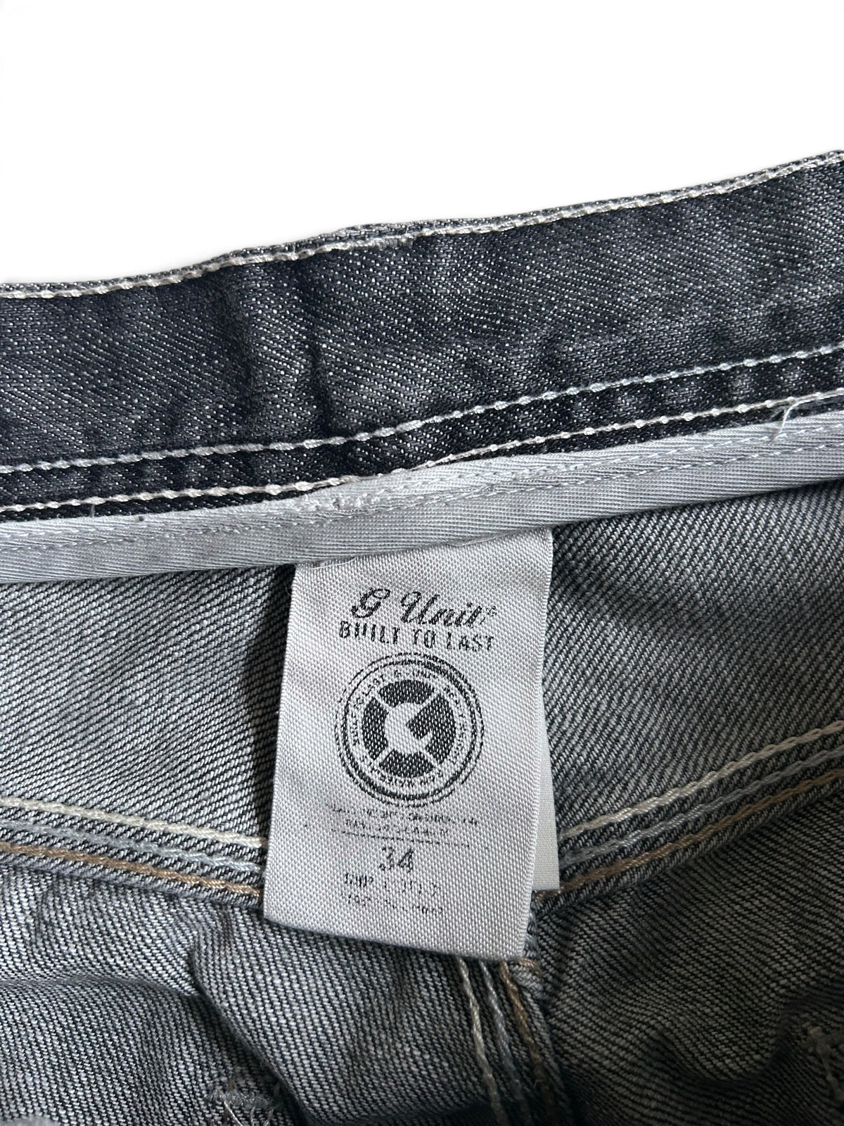 G-Unit studded Cross Baggy Jeans W34 Y2K