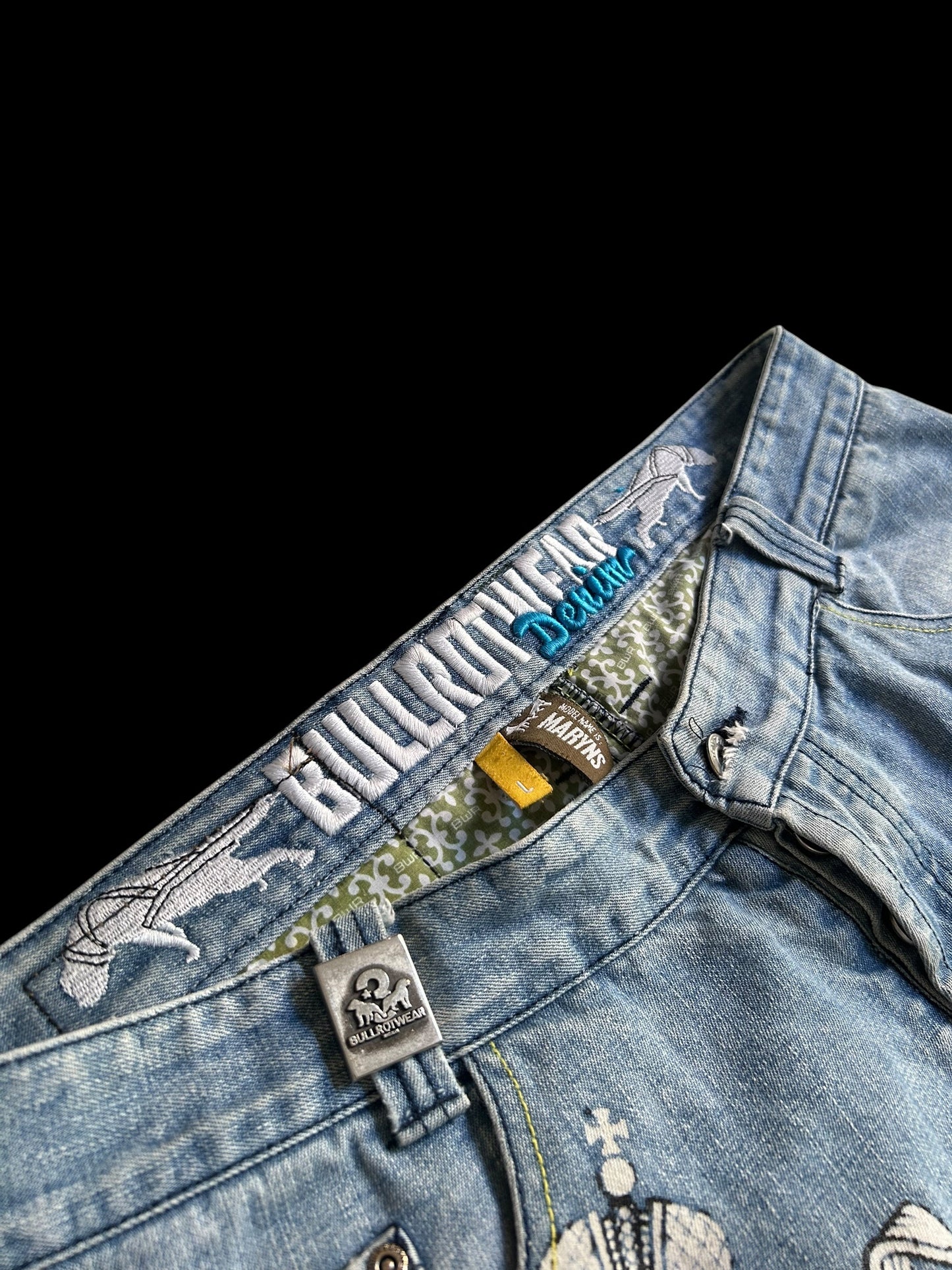 Bullrot Baggyjeans L Y2K