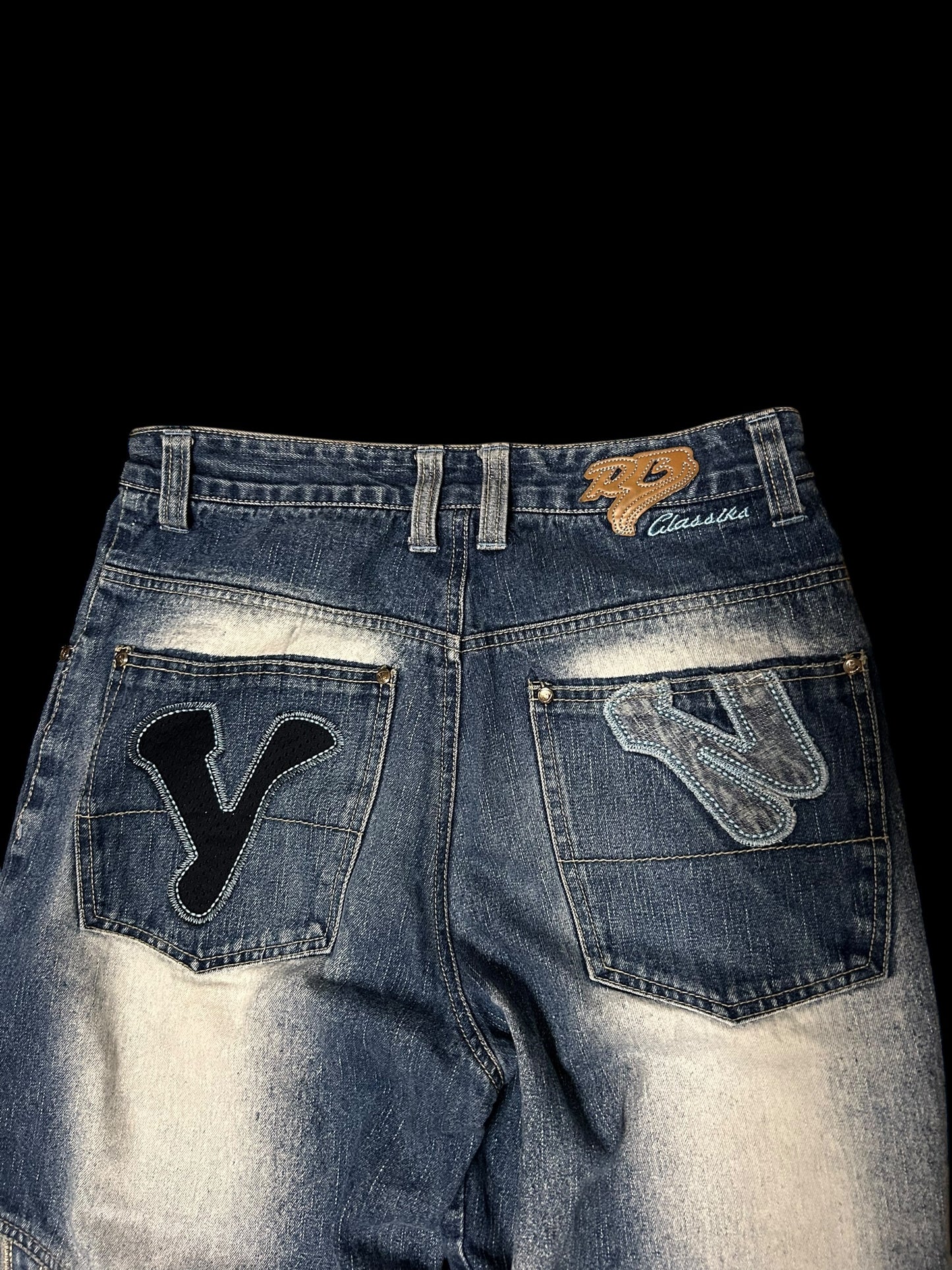 Raw Blue Baggy Jeans Y2K W30