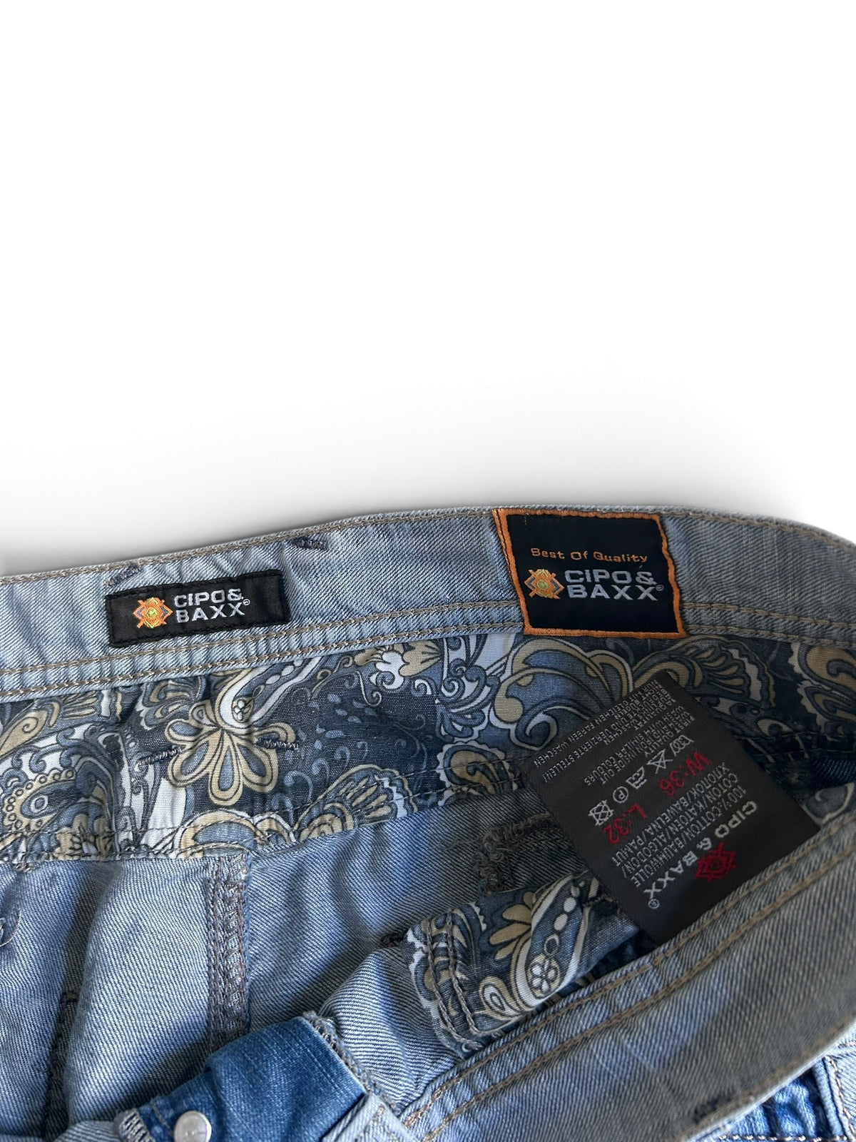 Cipo & Baxx Straight Leg Jeans W36 Y2K