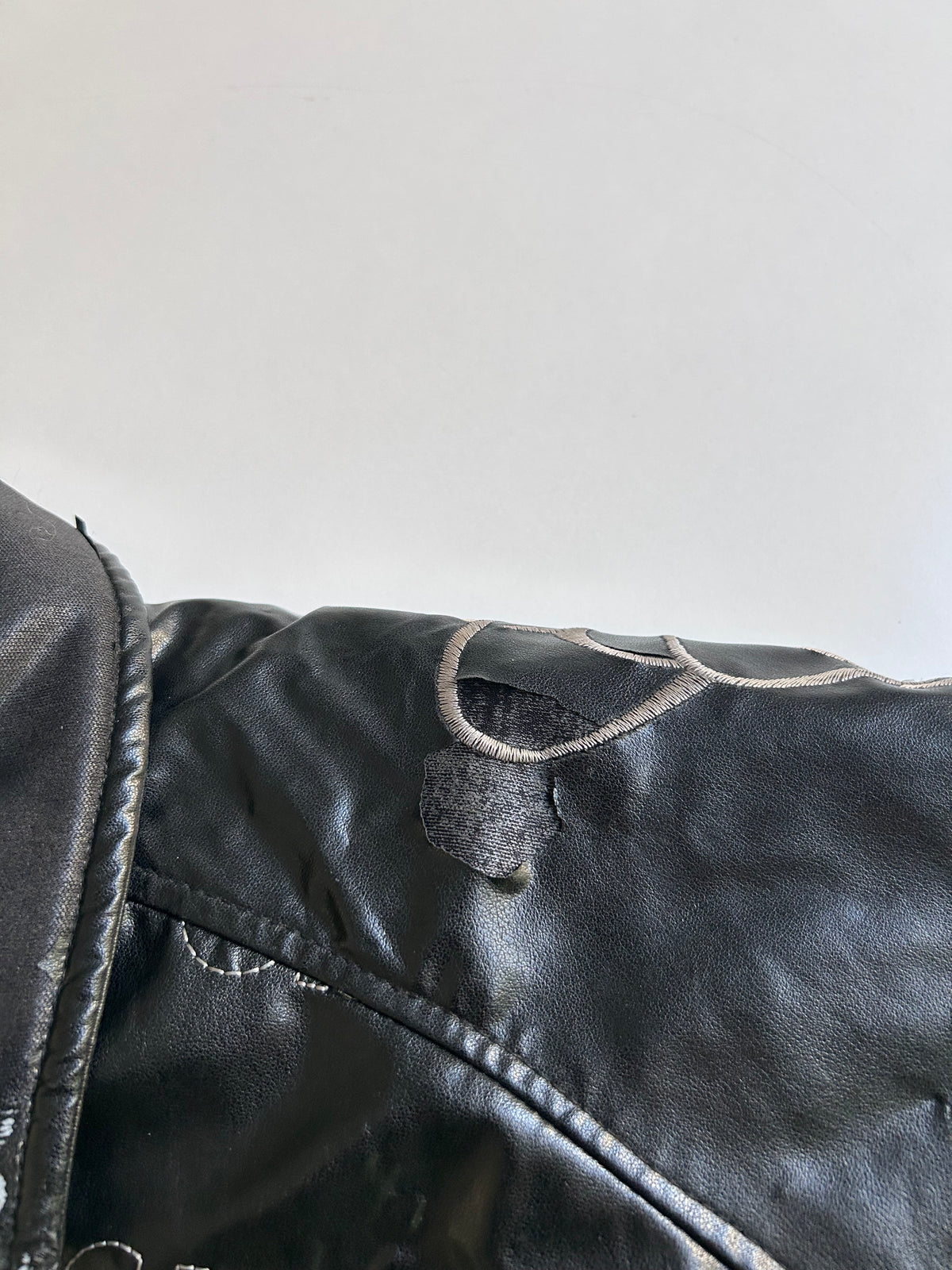 Raw Blue Brooklyn Leather Jacket M Y2K