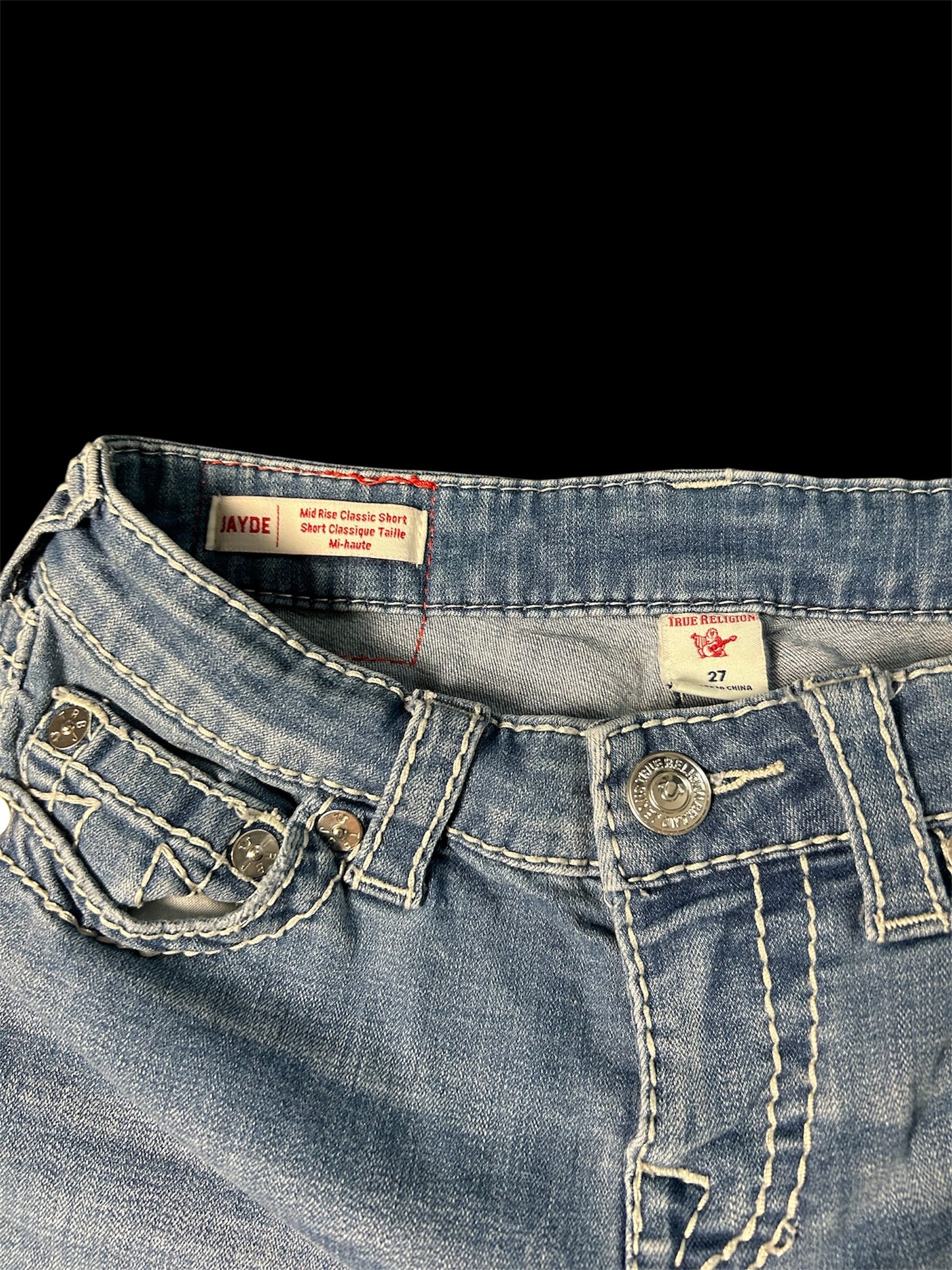 True Religion Cutted Shorts Y2K