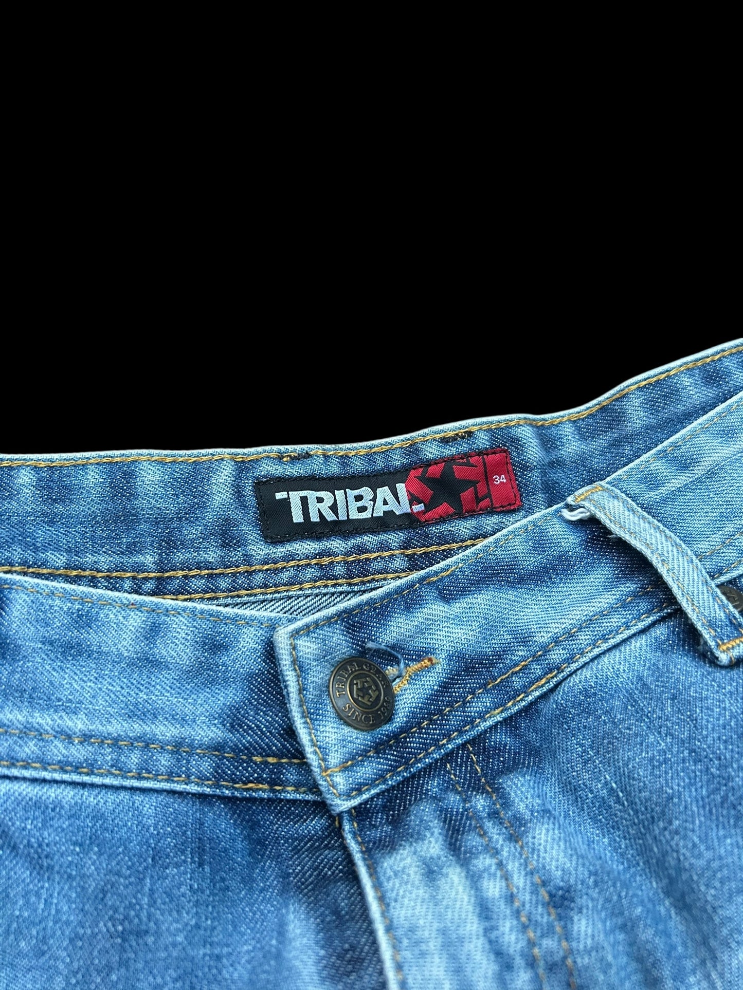 Tribal Jorts Y2K W34