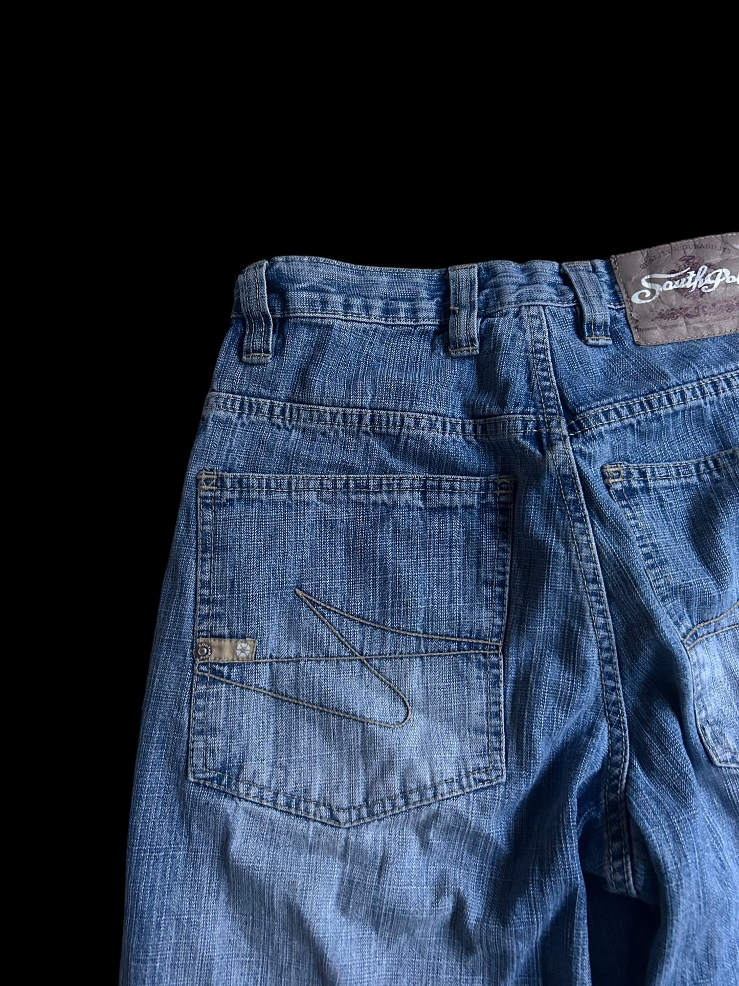 Southpole Creme-Tab Jorts W29 Y2K