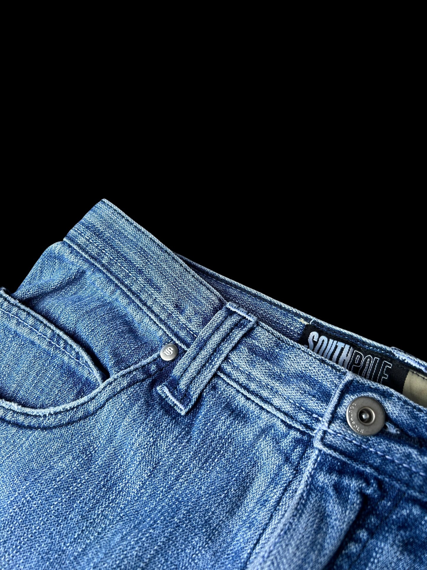 Southpole Chains Jorts W32 Y2K