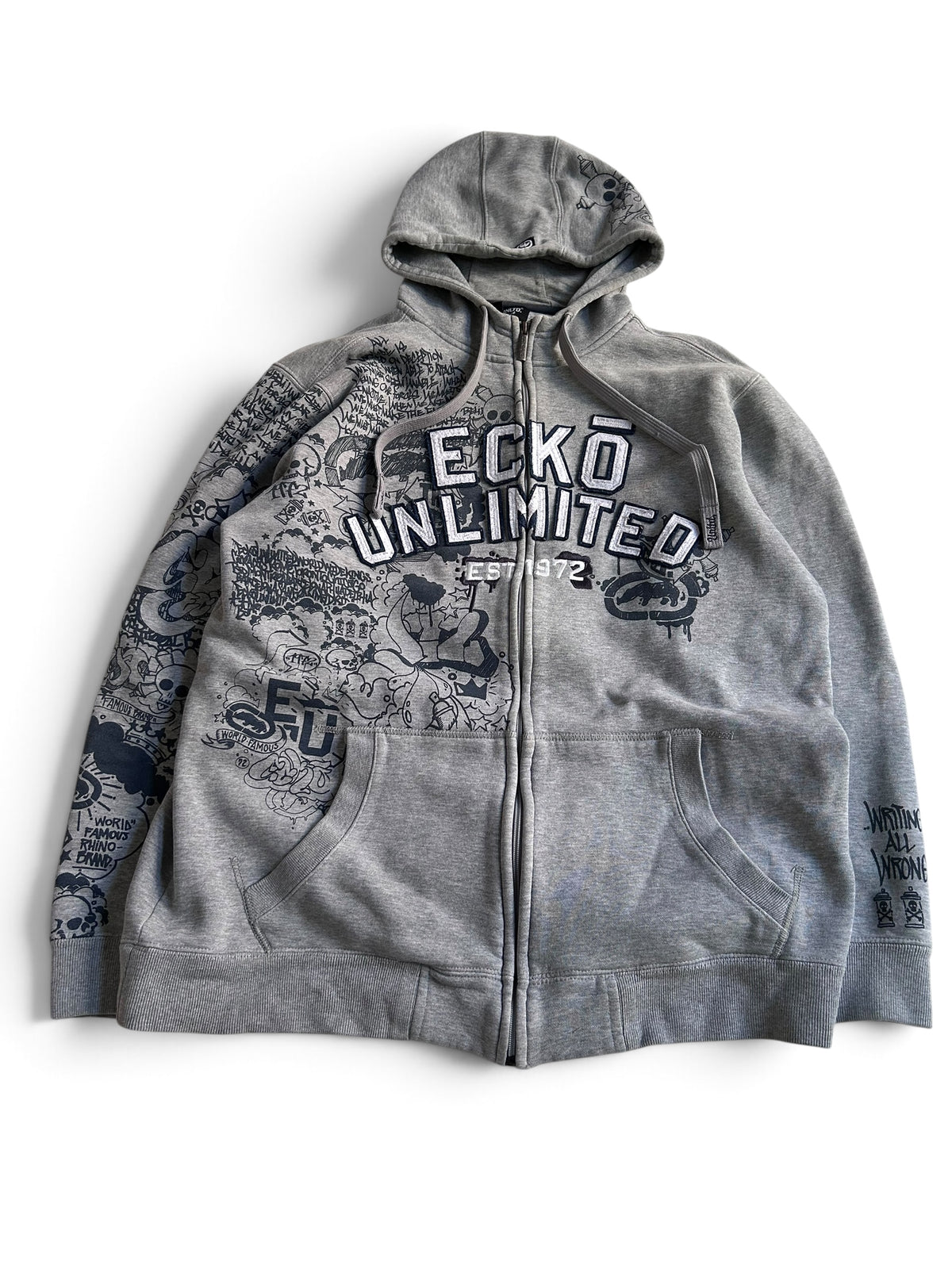 Ecko Unltd Graffiti Zipper Y2K