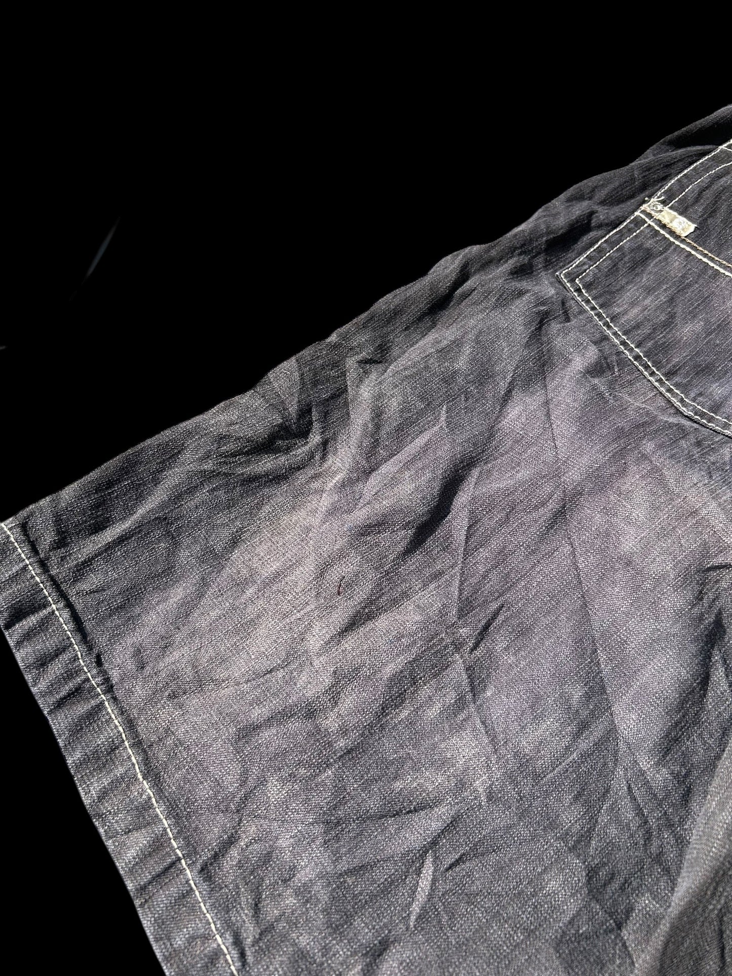 Southpole Jorts Beige Tab W42 Y2K