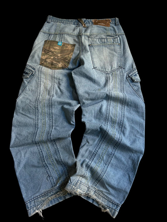Bullrot Baggyjeans L Y2K