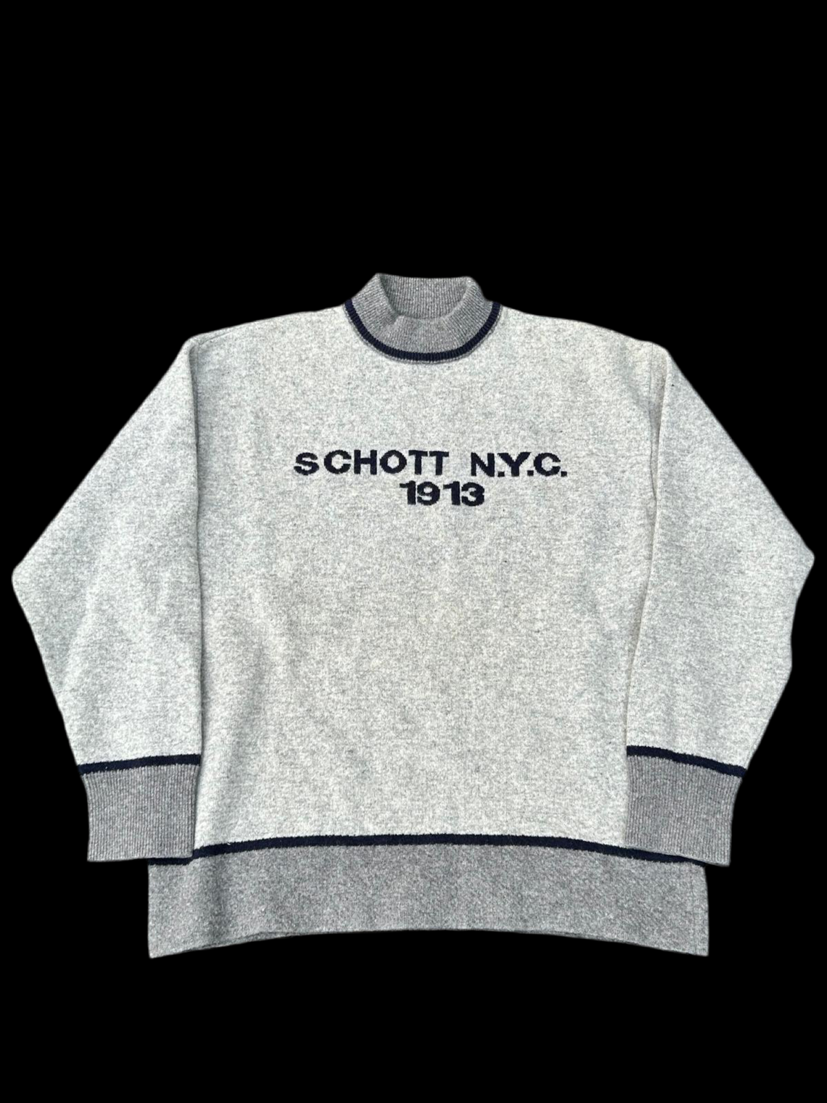 Vintage Schott Woll-/Stricksweater 90s