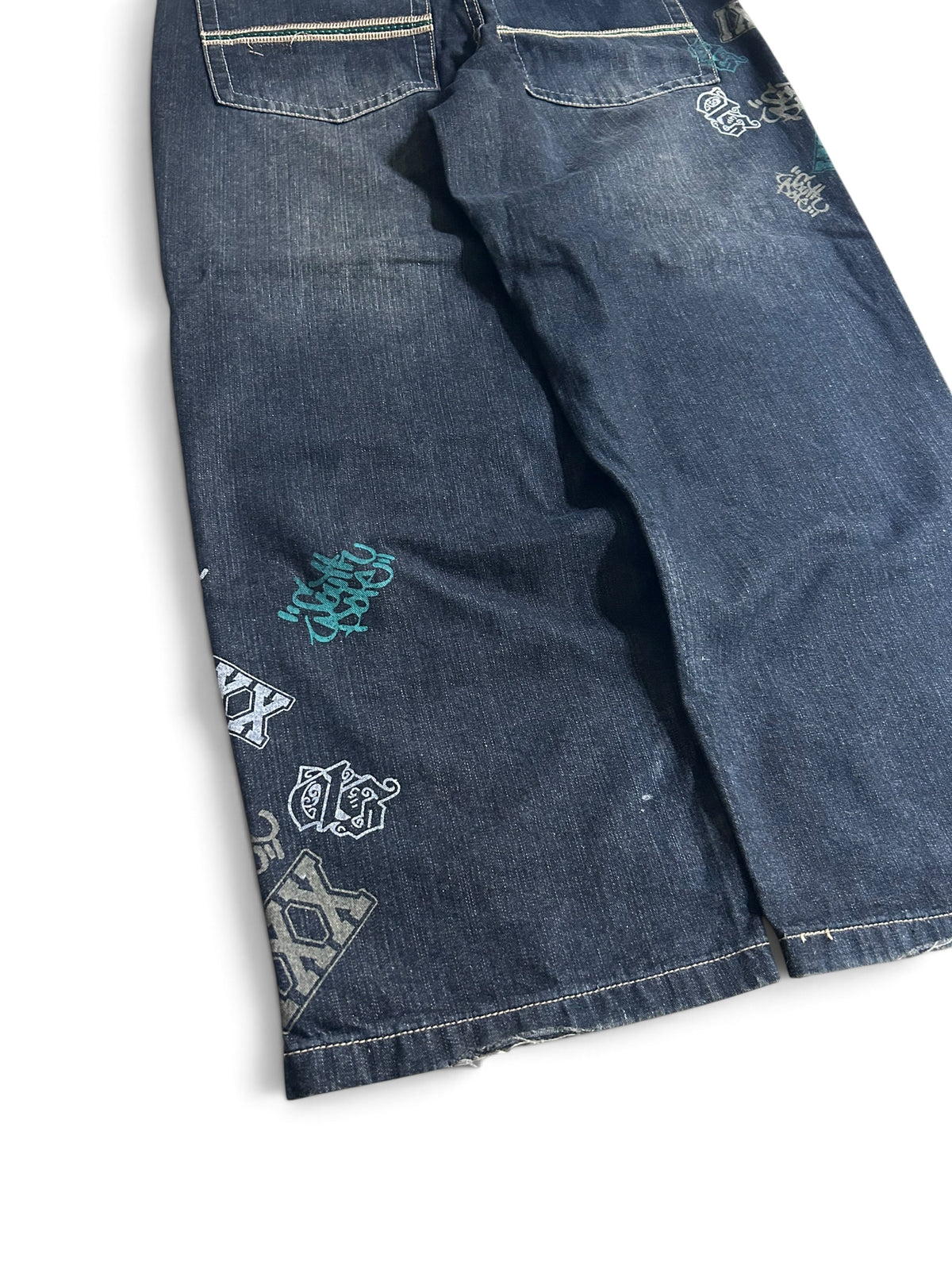 Southpole Graffiti Silver Tab Baggy W32 Y2K
