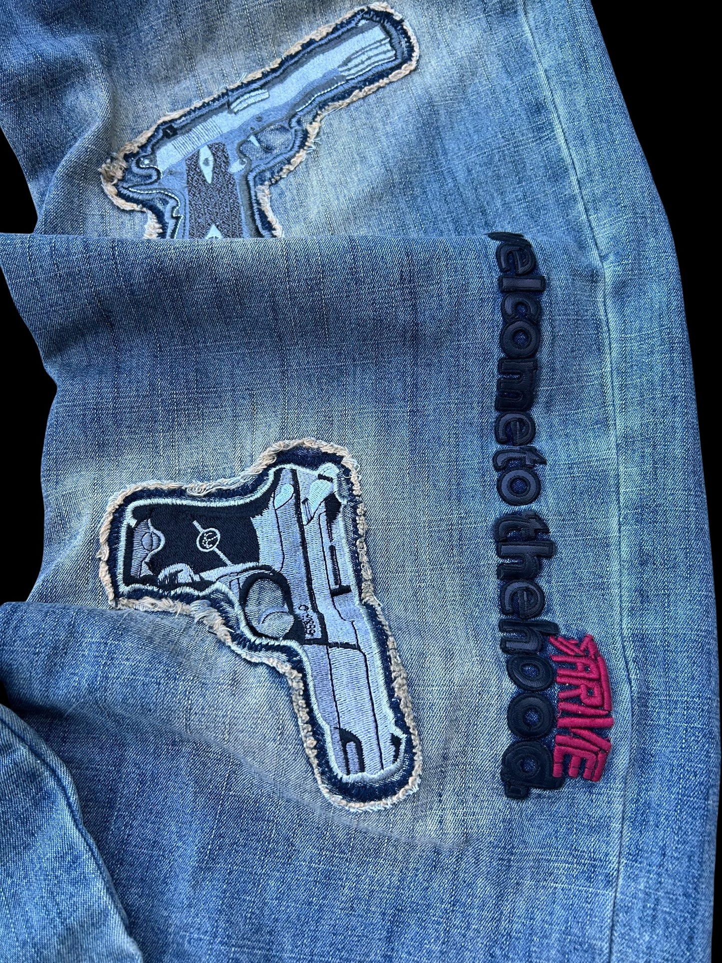 Arme Welcome to the Hood Baggyjeans W36 Y2K