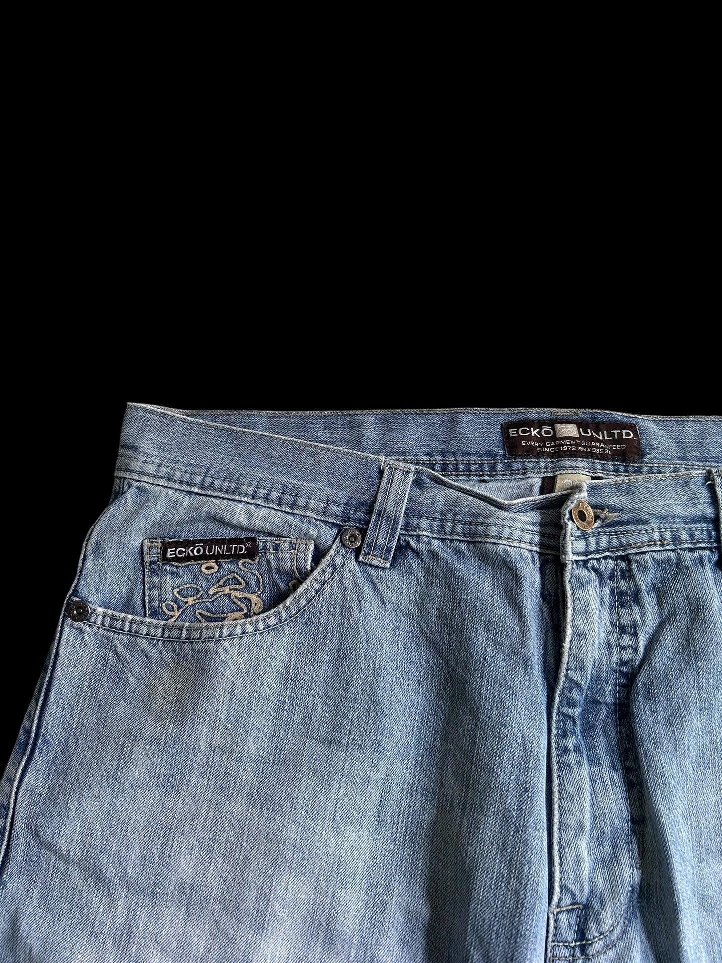 Ecko Unltd Baggy Jorts W38 Y2K