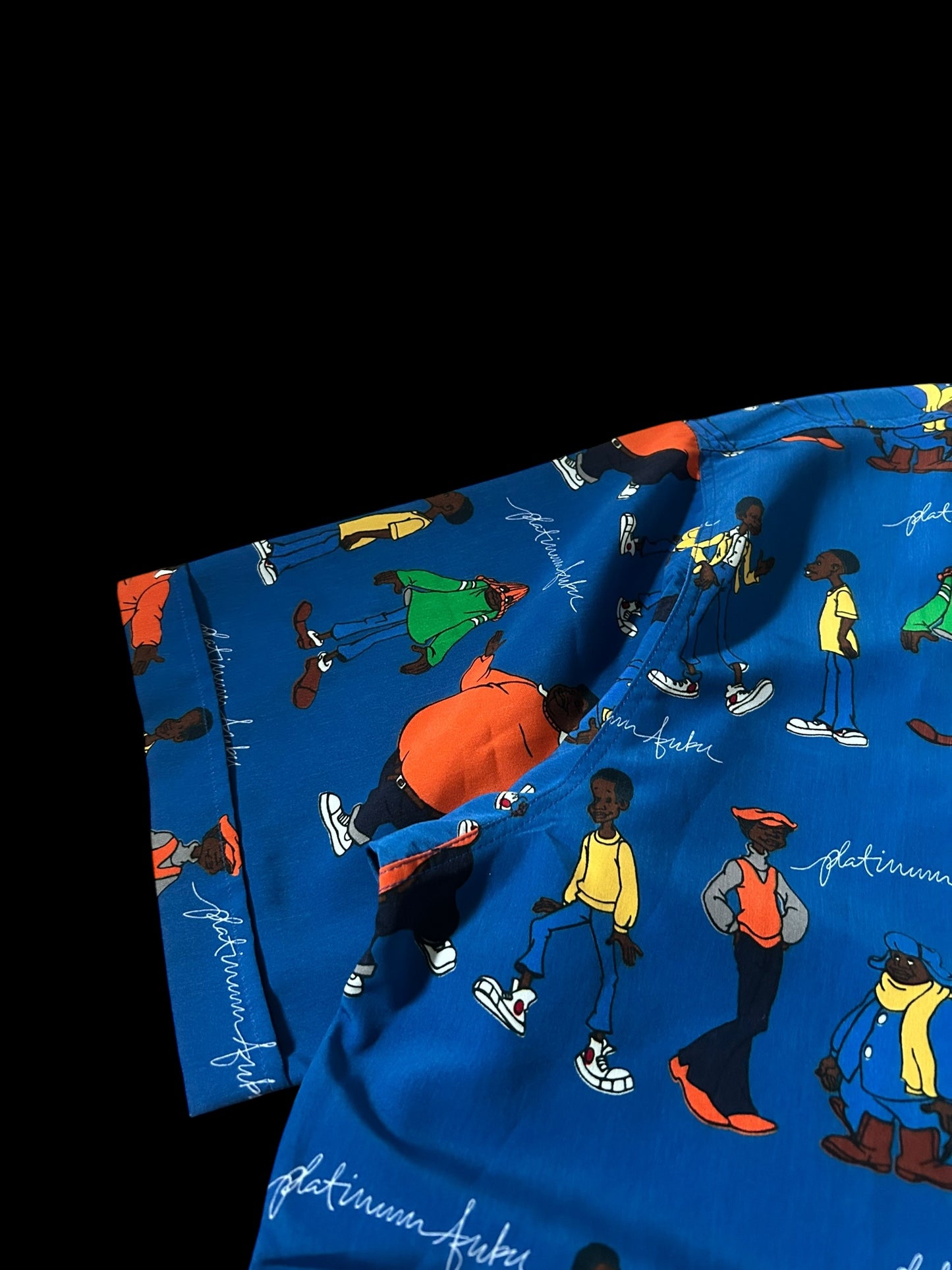 Fubu Platinum Fat Albert Shirt Y2K