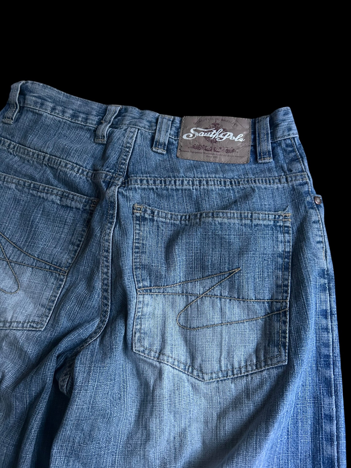 Southpole Creme-Tab Jorts W29 Y2K