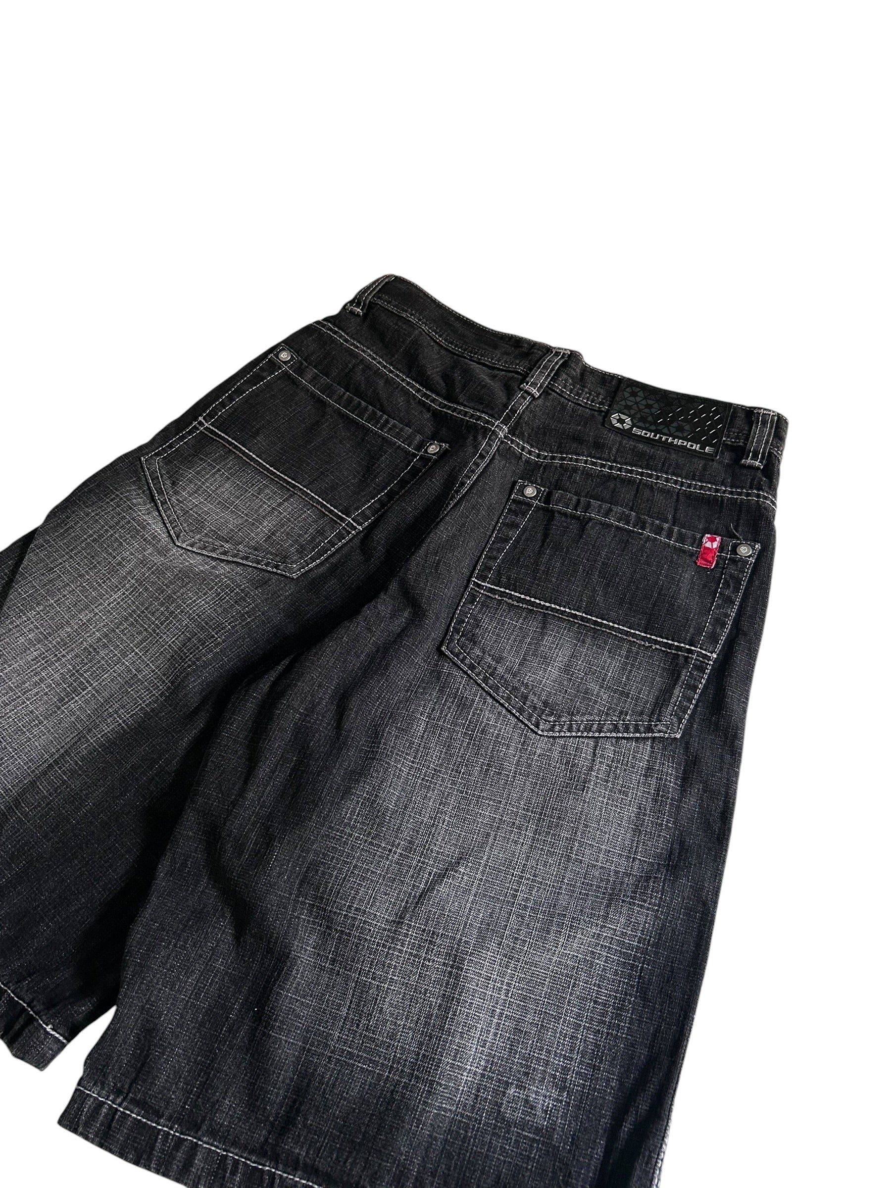 Southpole Red Tab Jorts W30 Y2K
