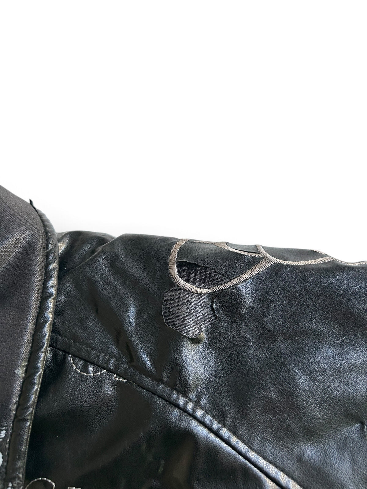 Raw Blue Brooklyn Leather Jacket M Y2K