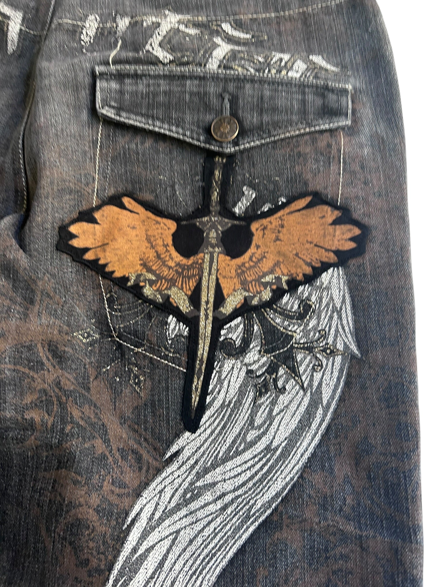 Raw Blue Baggyjeans W38 Y2K Rare
