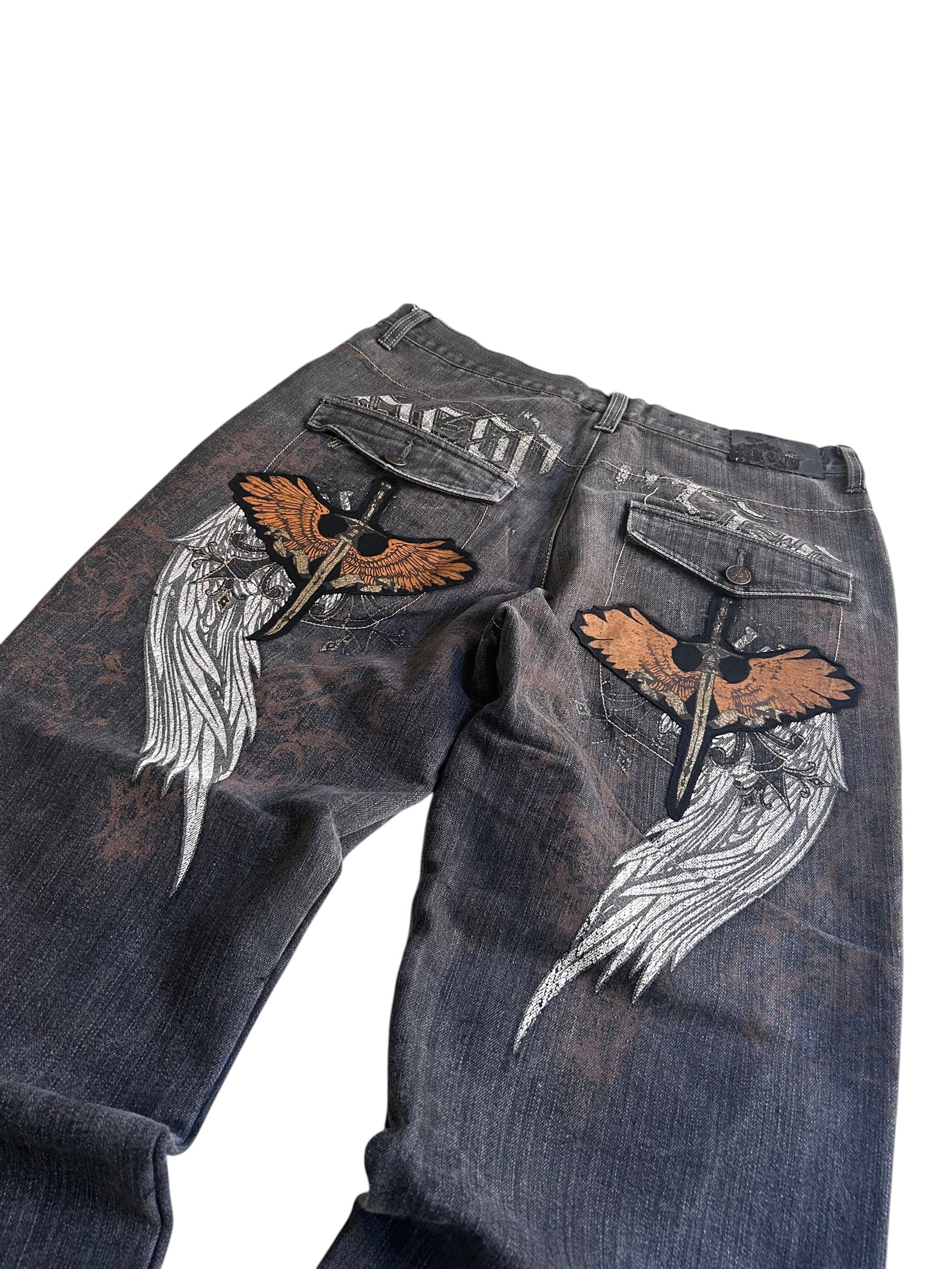 Raw Blue Baggyjeans W38 Y2K Rare
