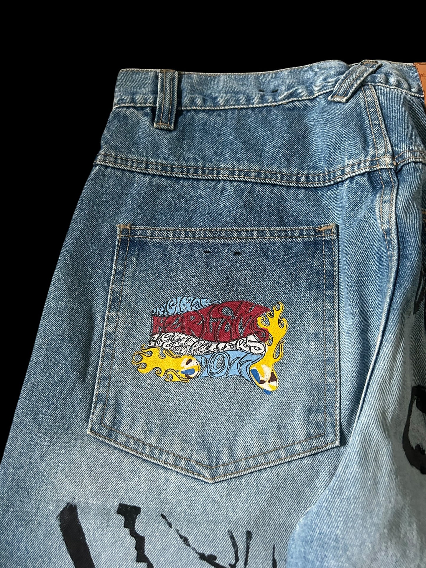 Fubu Platinum Jorts Y2K