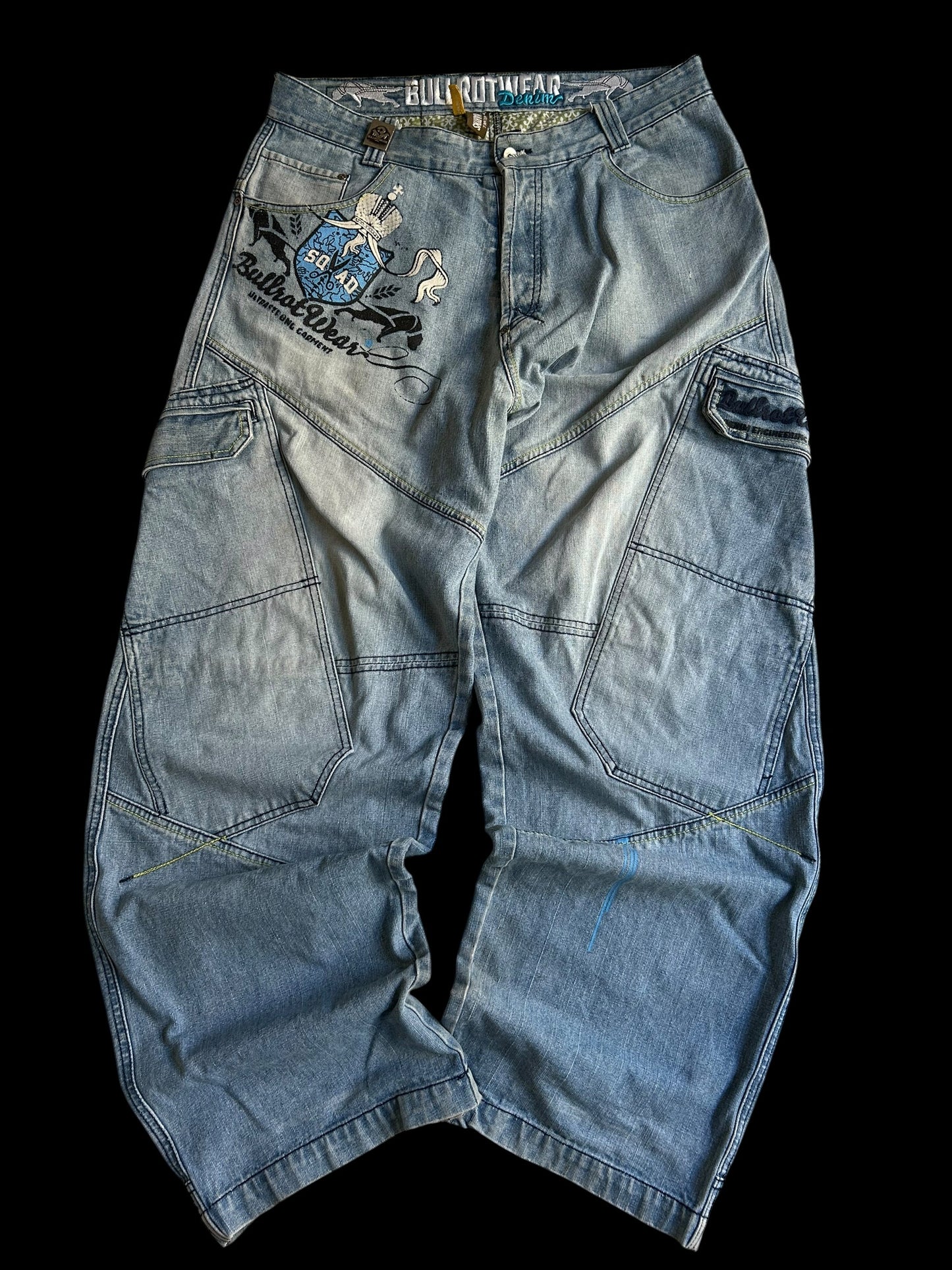 Bullrot Baggyjeans L Y2K