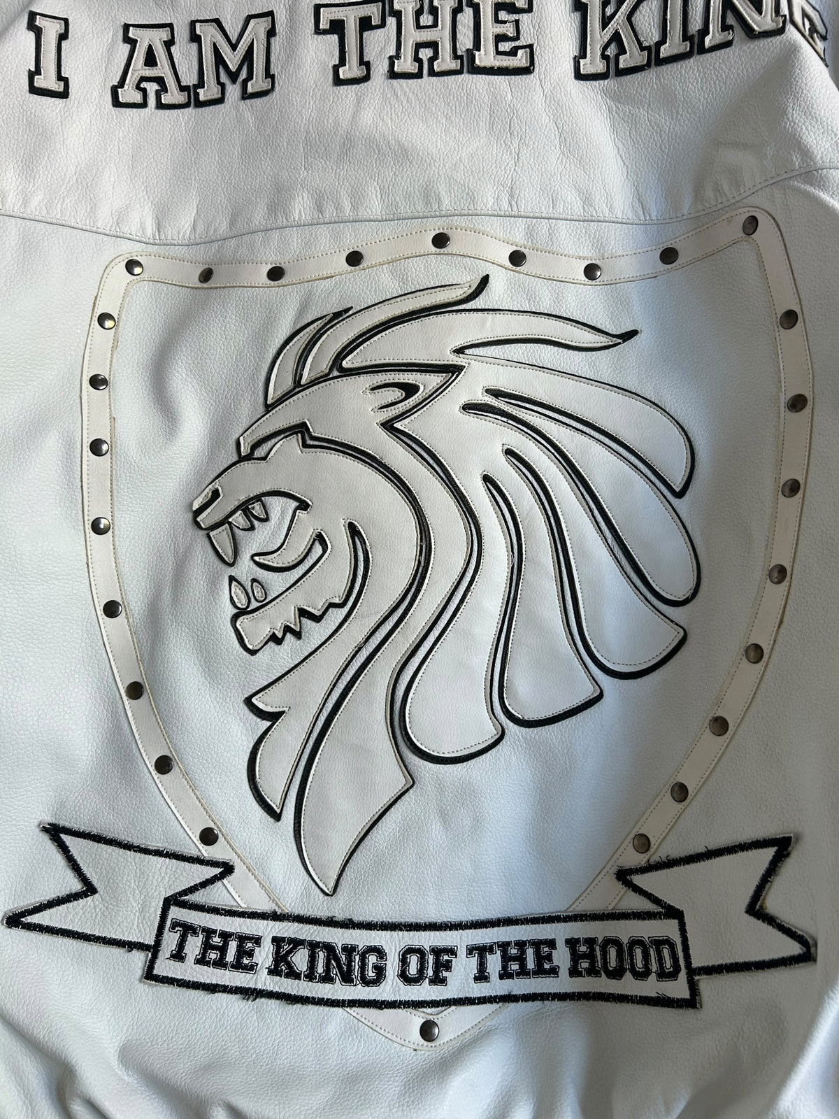 Hoodboyz Leather Jacket XL Y2K