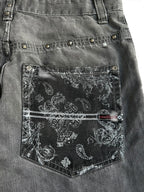 Southpole Paisly Baggyjeans W34 Y2K