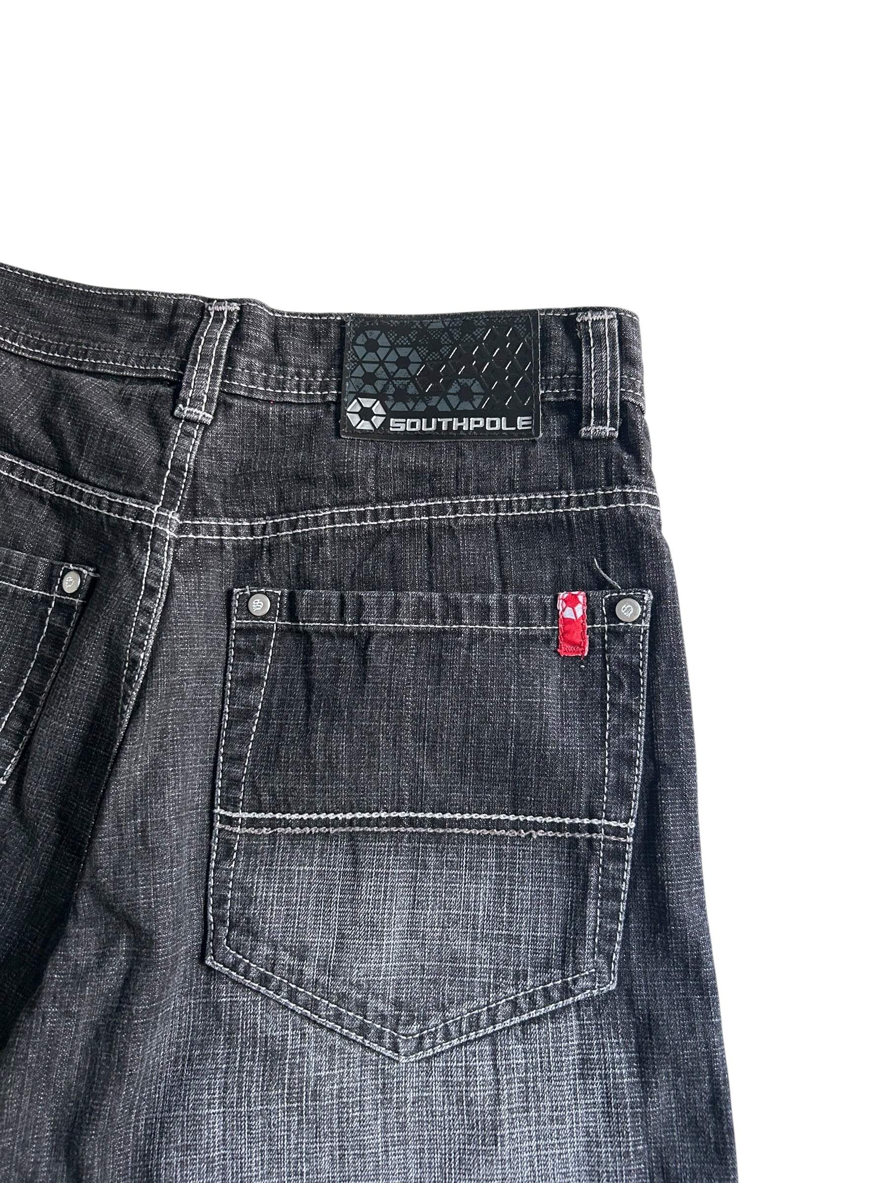 Southpole Red Tab Jorts W30 Y2K