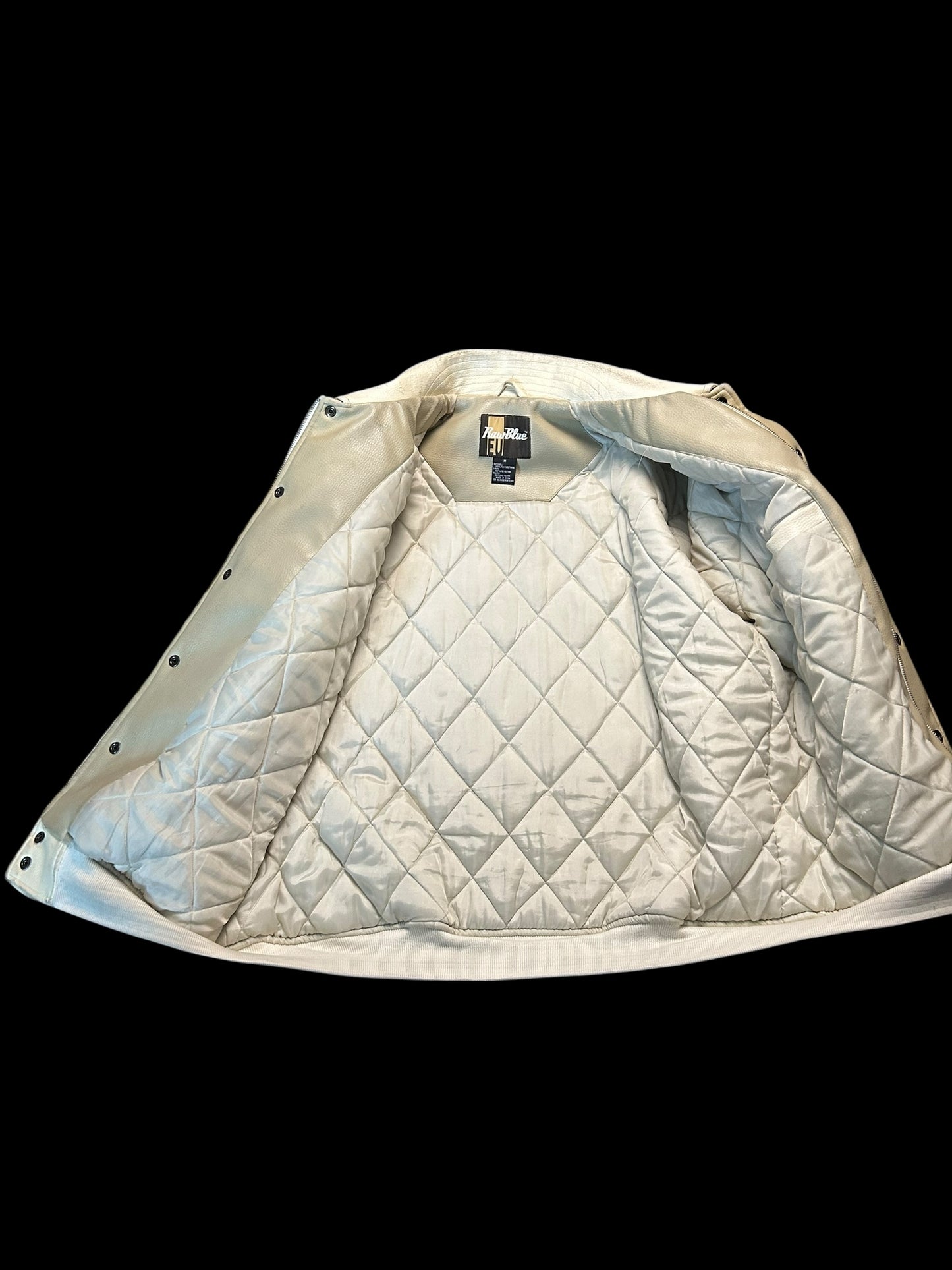 Raw Blue Lederjacke Y2K