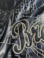 Raw Blue Brooklyn Leather Jacket M Y2K