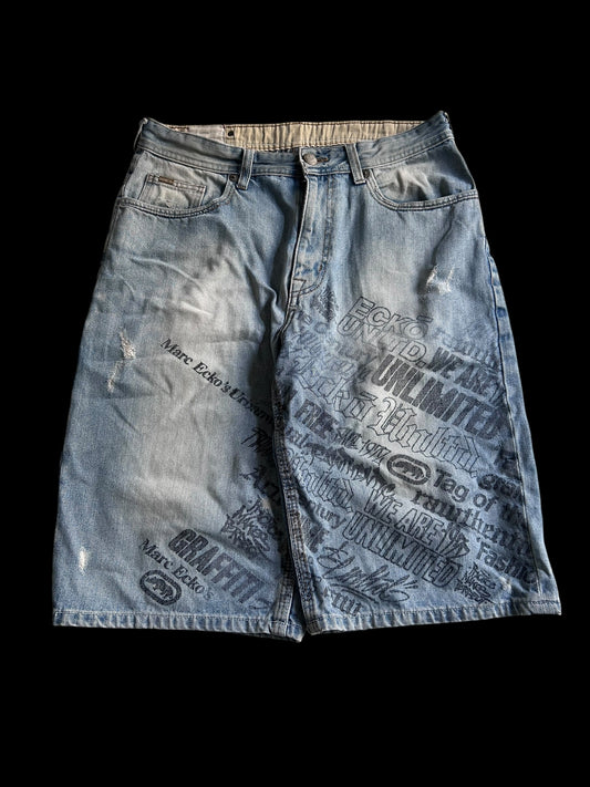 Ecko Unltd Jorts W32 Y2K