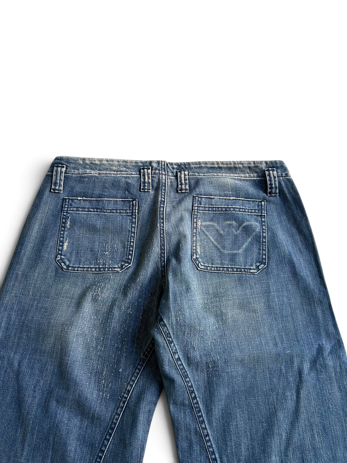 Armani Baggy/Flared Jeans Vintage
