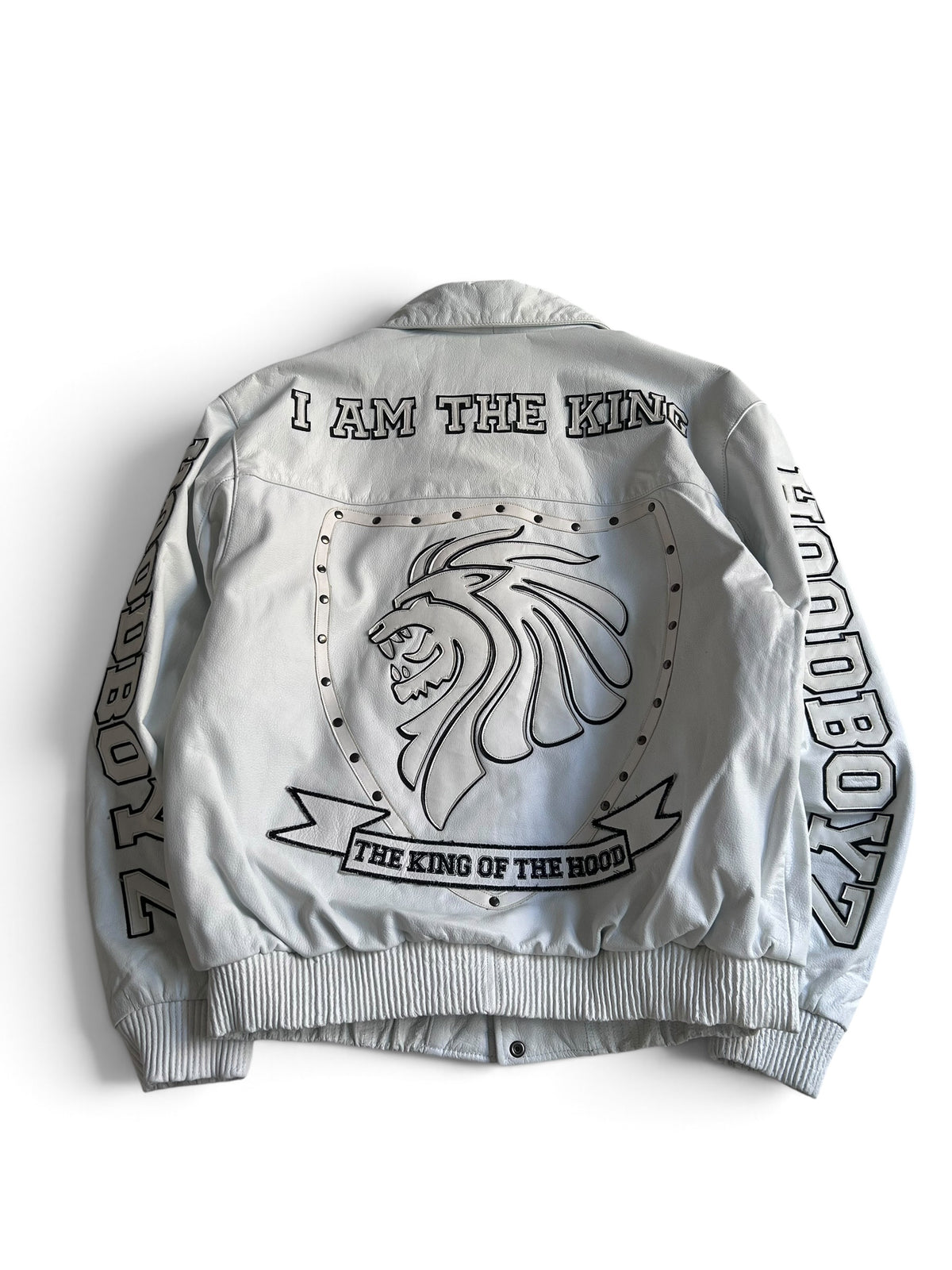 Hoodboyz Leather Jacket XL Y2K