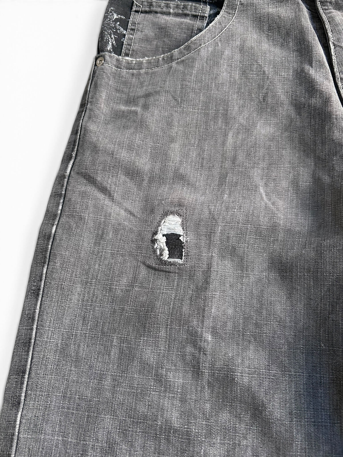 Southpole Paisly Baggyjeans W34 Y2K