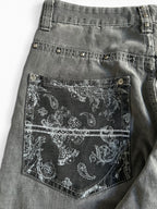Southpole Paisly Baggyjeans W34 Y2K
