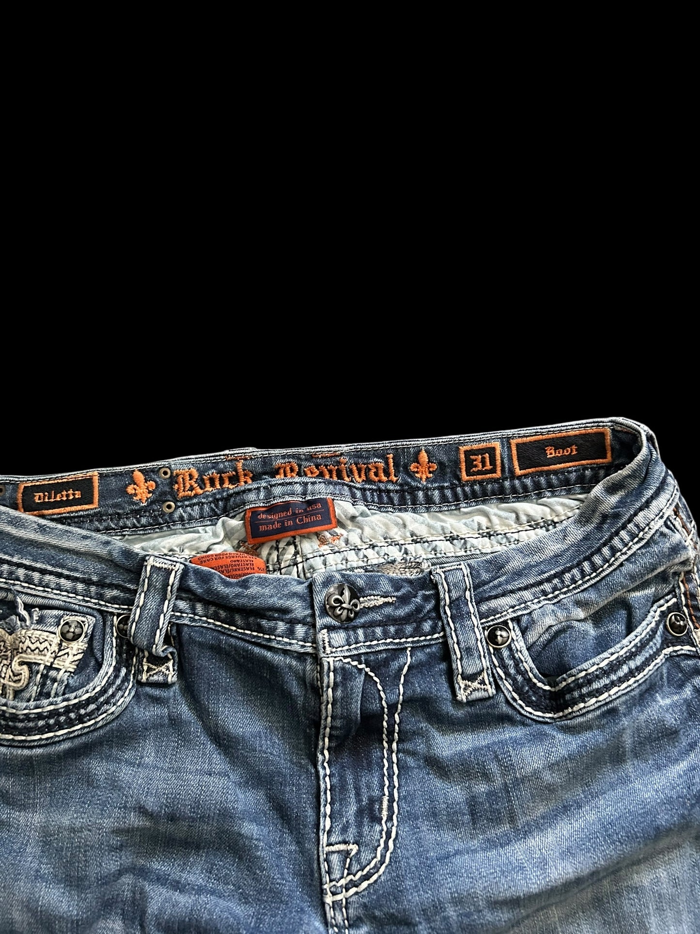 Rock Revival Bootcut Jeans Y2K W31