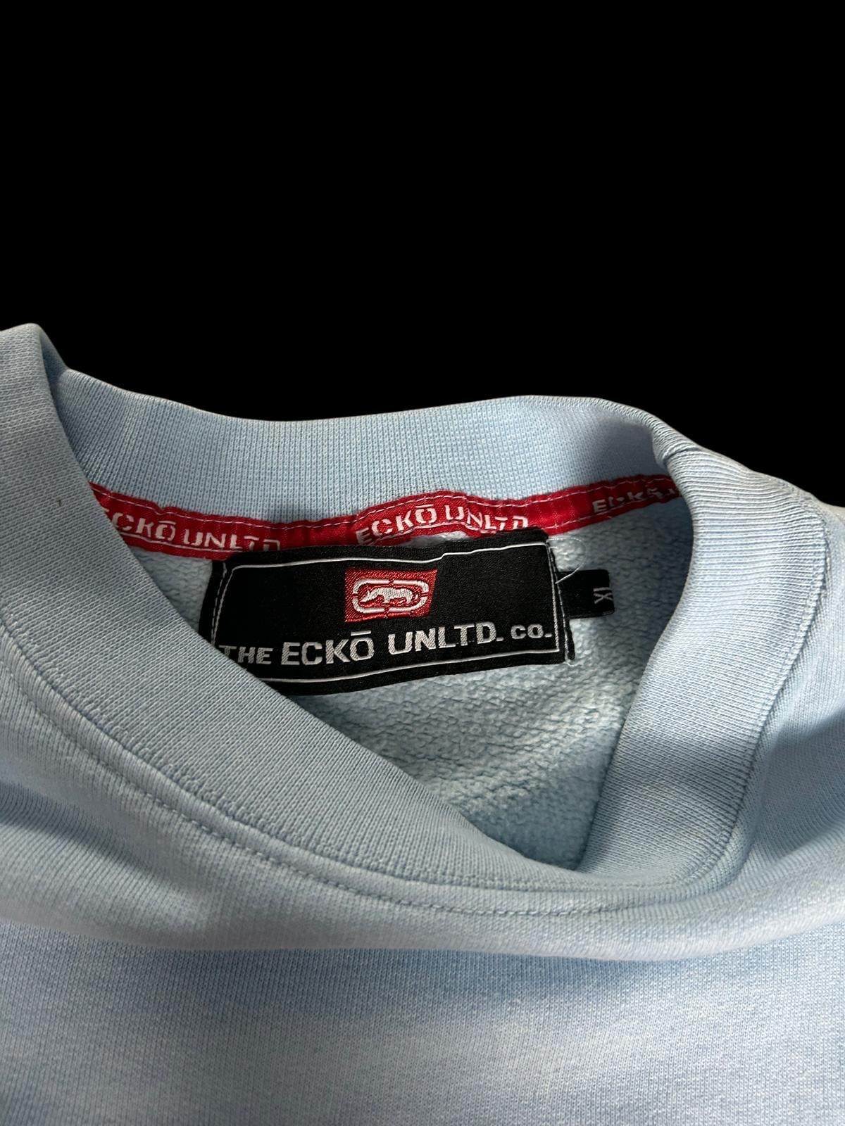 Ecko Unltd Sweater hellblau Y2K