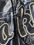 Raw Blue Brooklyn Leather Jacket M Y2K