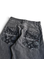 Southpole Paisly Baggyjeans W34 Y2K