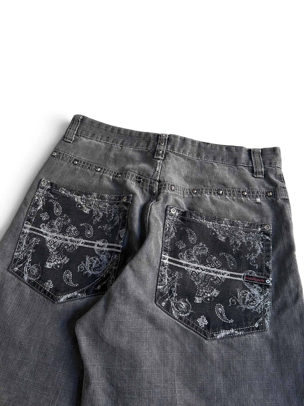 Southpole Paisly Baggyjeans W34 Y2K