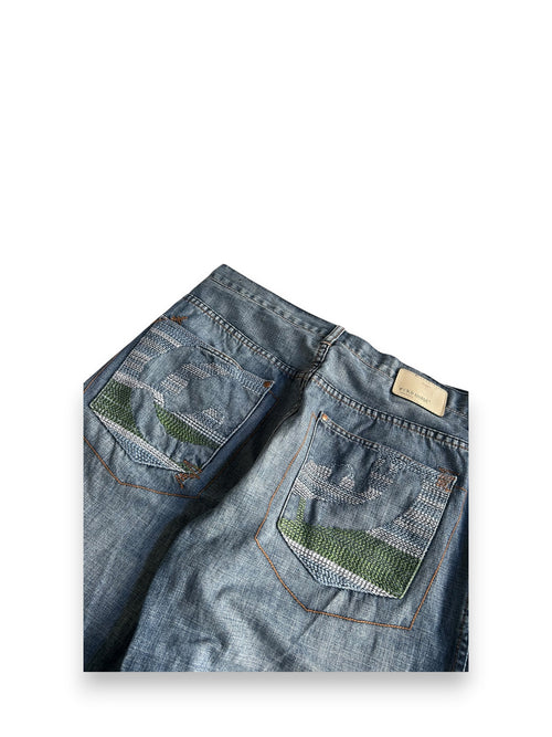 Ecko Unltd Baggyjeans Big Rhino Backprint Y2K